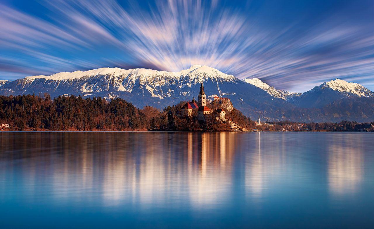 1280x786 Desktop Wallpaper Slovenia Nature Mountains Lake