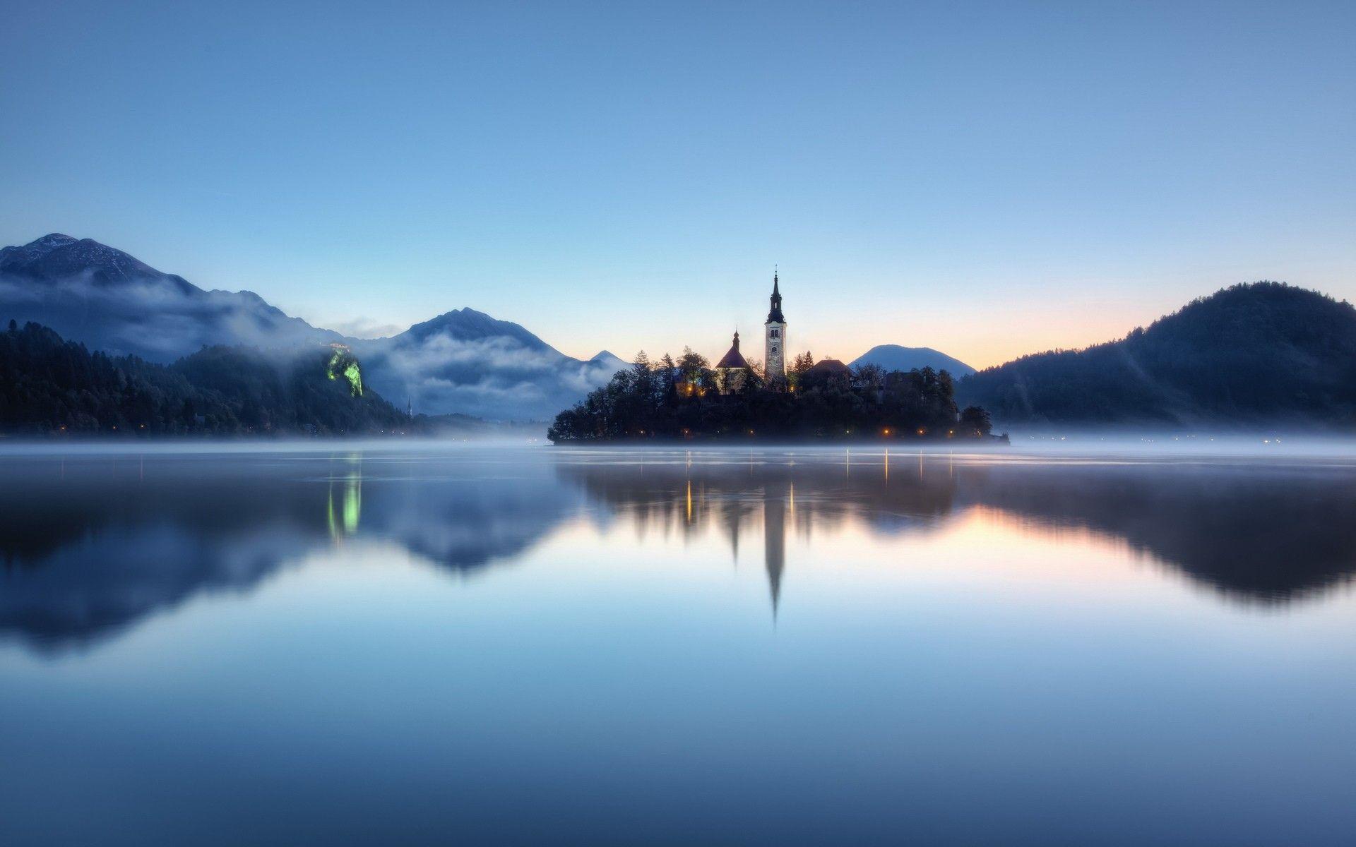 1920x1200 Daily Wallpaper: Lake Bled, Slovenia. I Like To Waste My Time