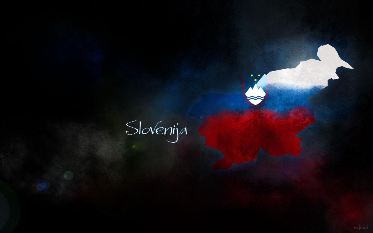 1280x800 Slovenia Flag Wallpaper