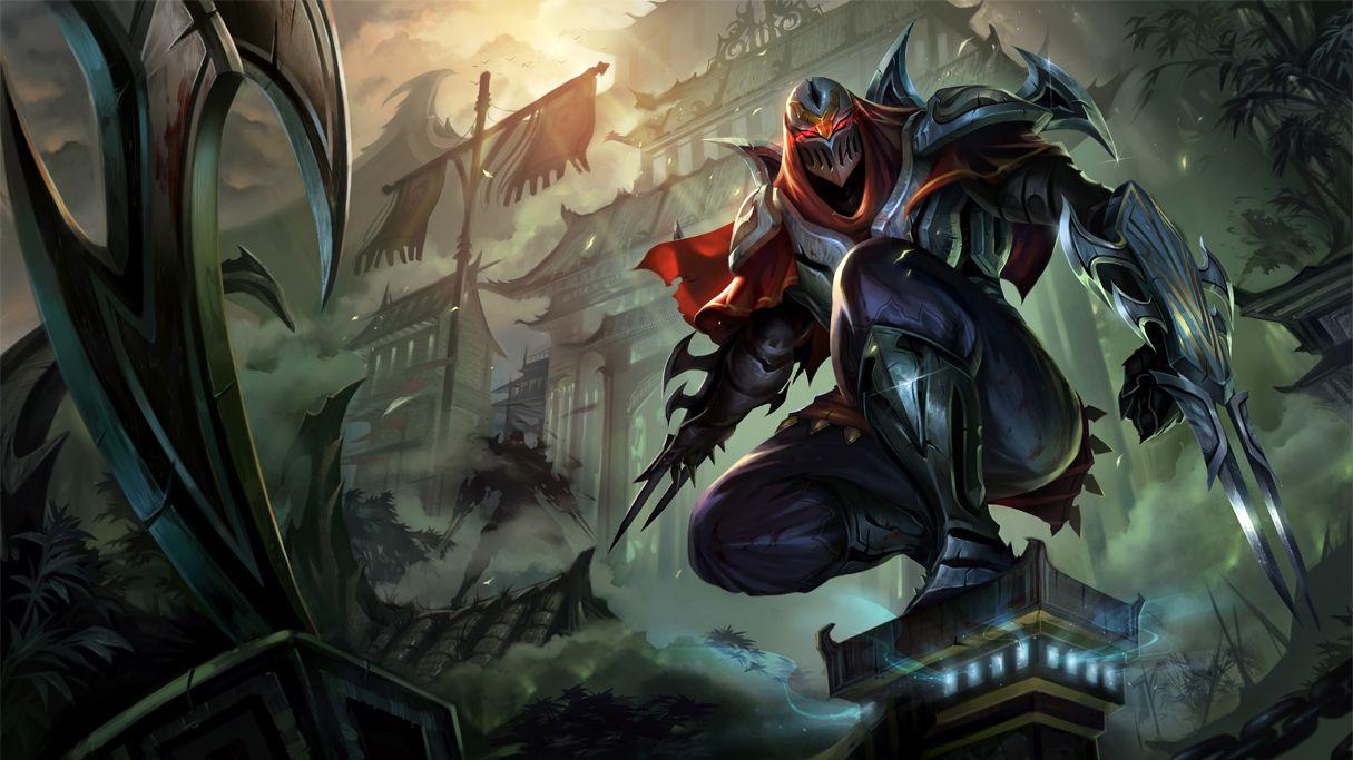 1215x683 Zed of Legends Wallpaper