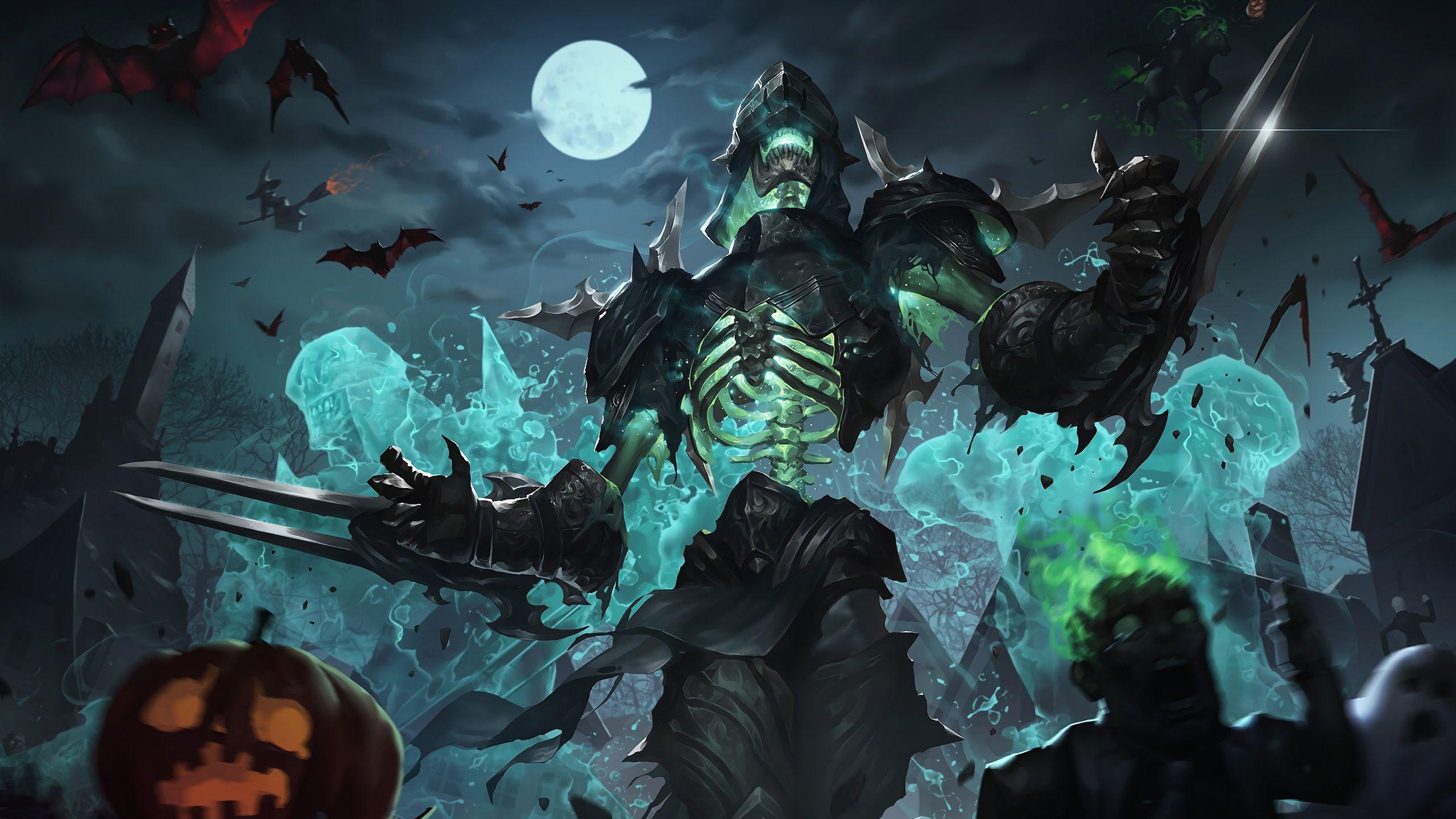 2560x1440 Wallpaper 4k Zed LoL Undead League of Legends league of legends, Zed