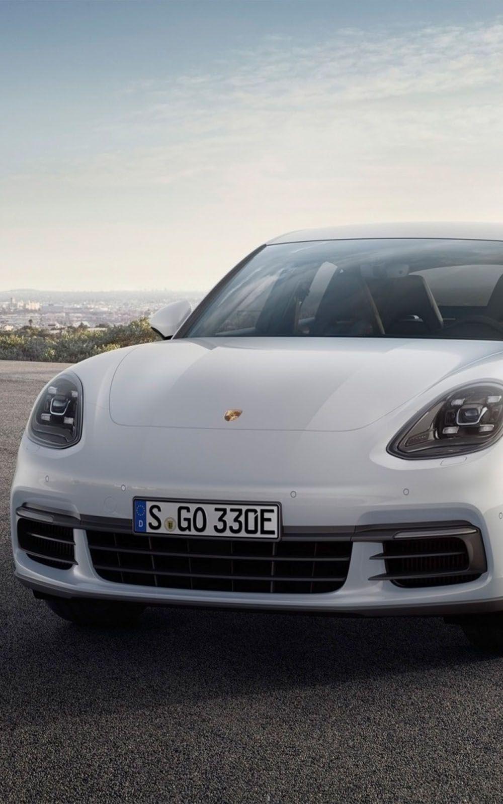 1000x1600 White Porsche Panamera 4e Hybrid Free HD Mobile Wallpaper