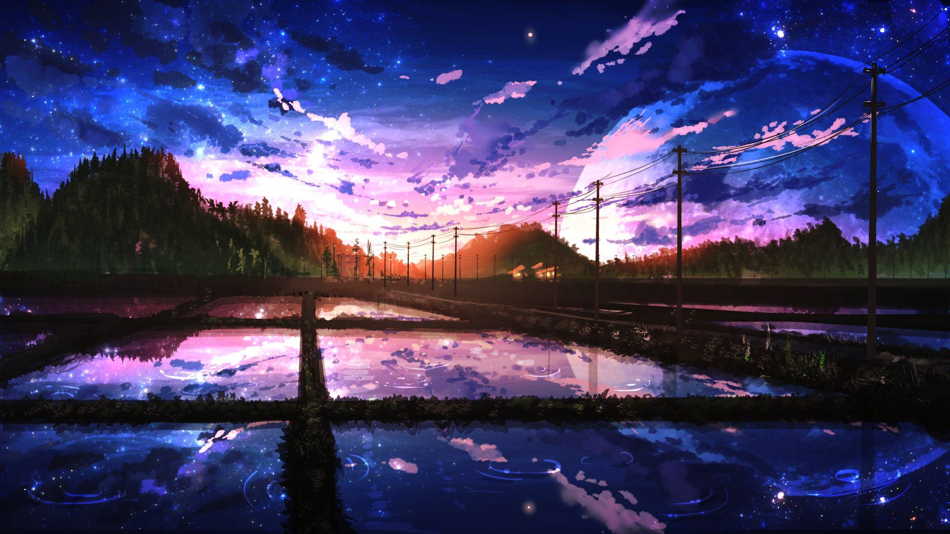 Anime Scenery Wallpapers Top Free Anime Scenery Backgrounds