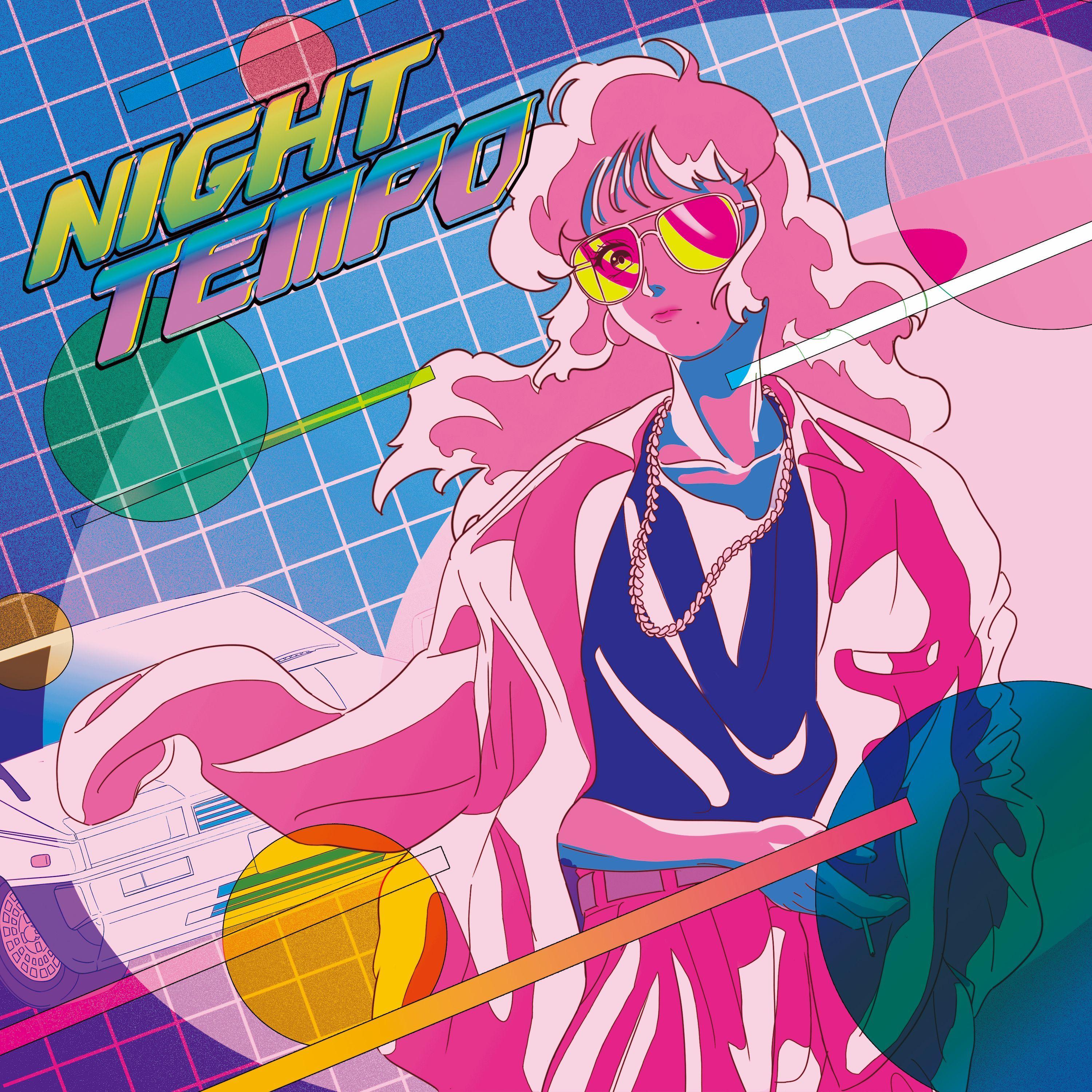 3000x3000 Night Tempo Tape 86' [3000x3000]. 캐릭터 일러스트