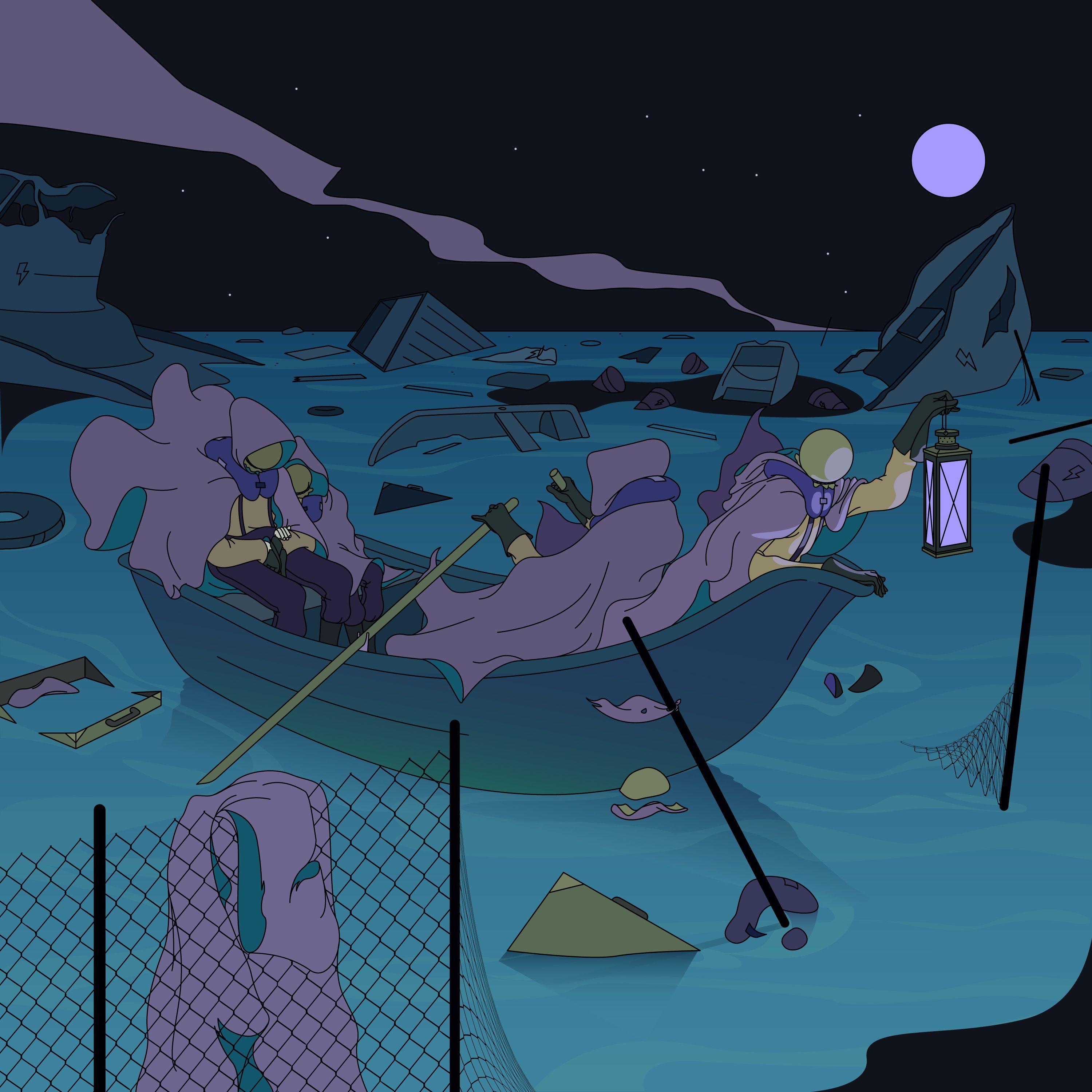 3000x3000 At the border Digital Illustration 3000x3000. Art, Psychedelic