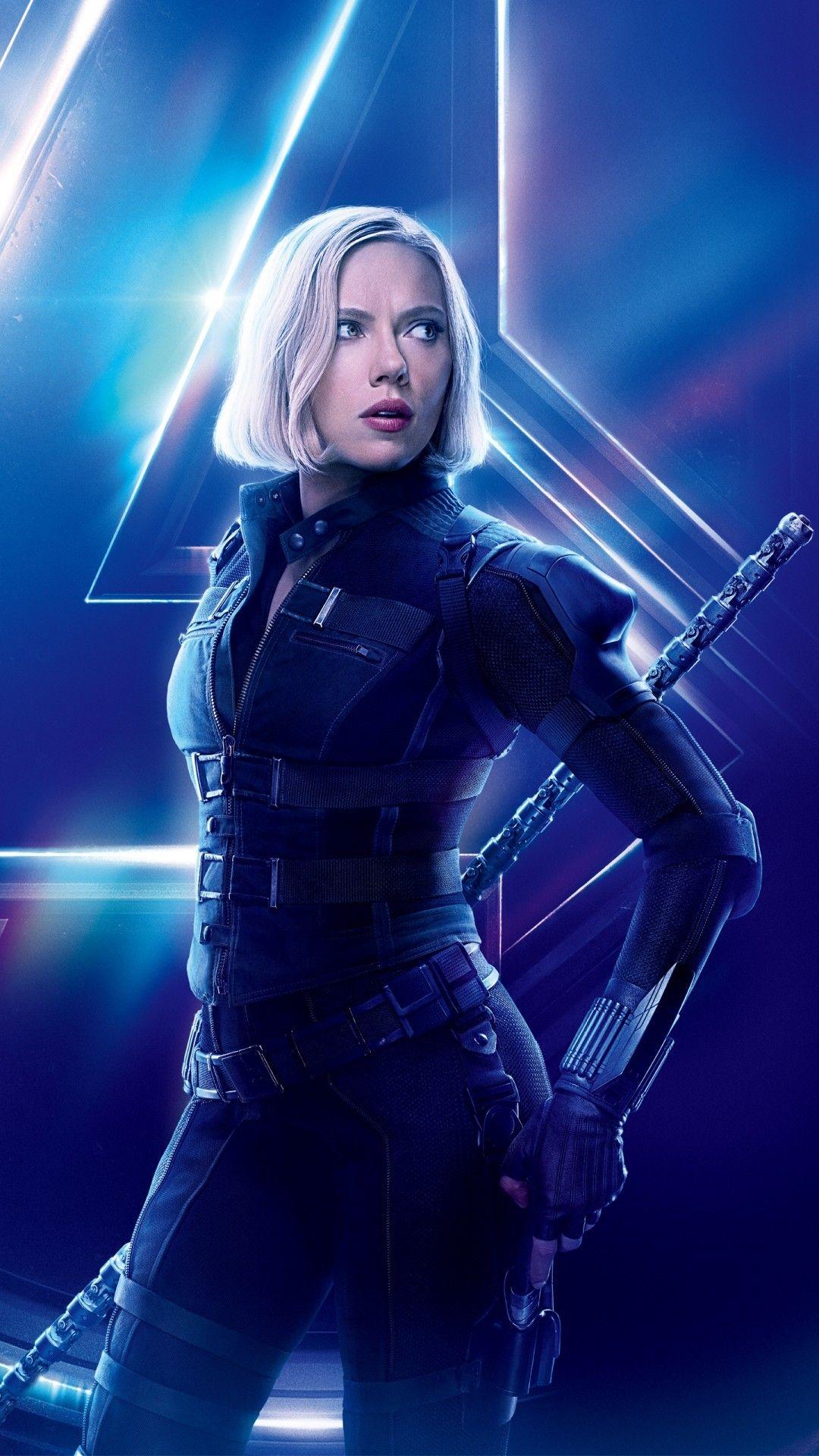 1080x1920 Black Widow Infinity War Wallpaper