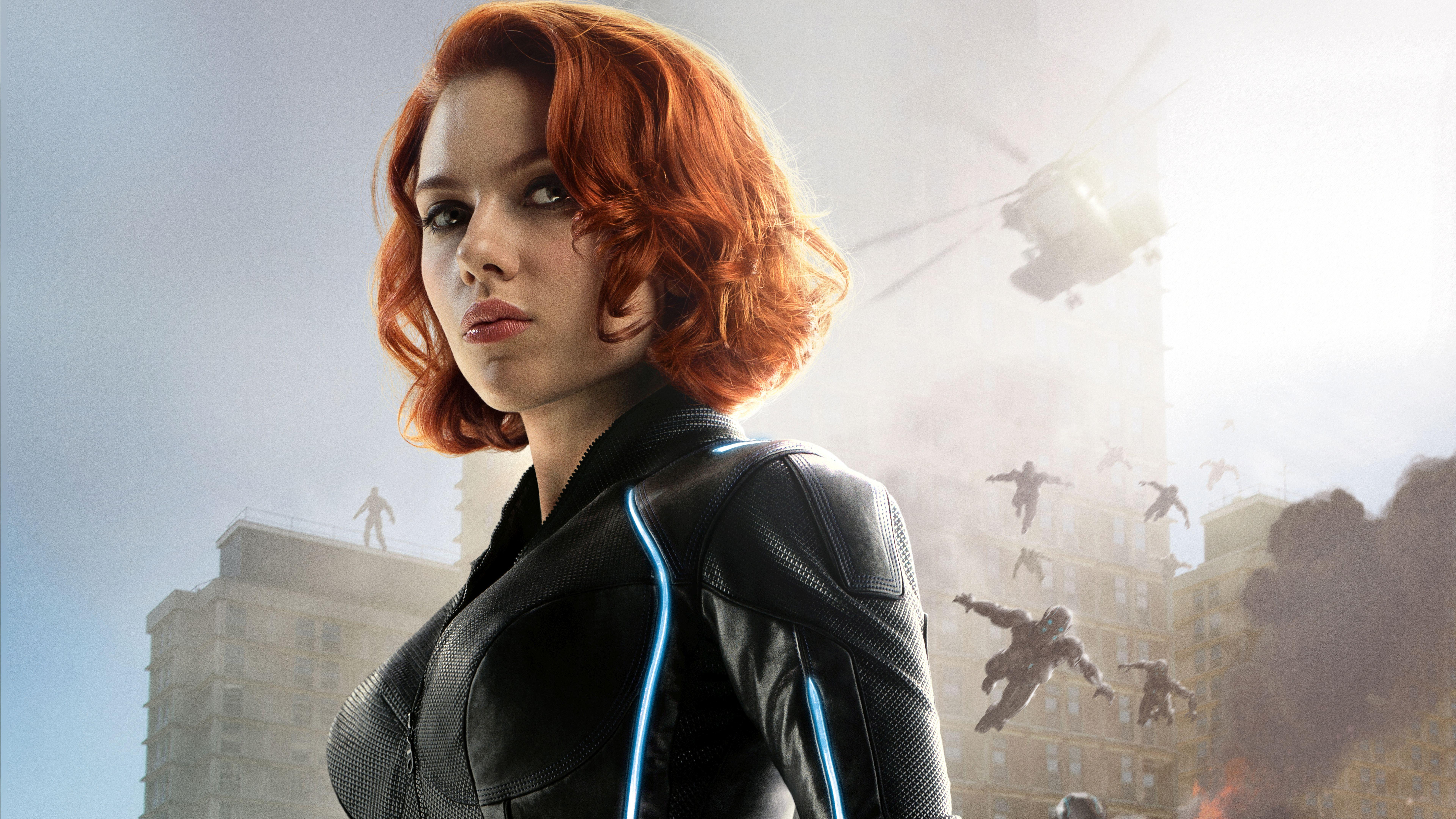 7680x4320 Black Widow Wallpaper