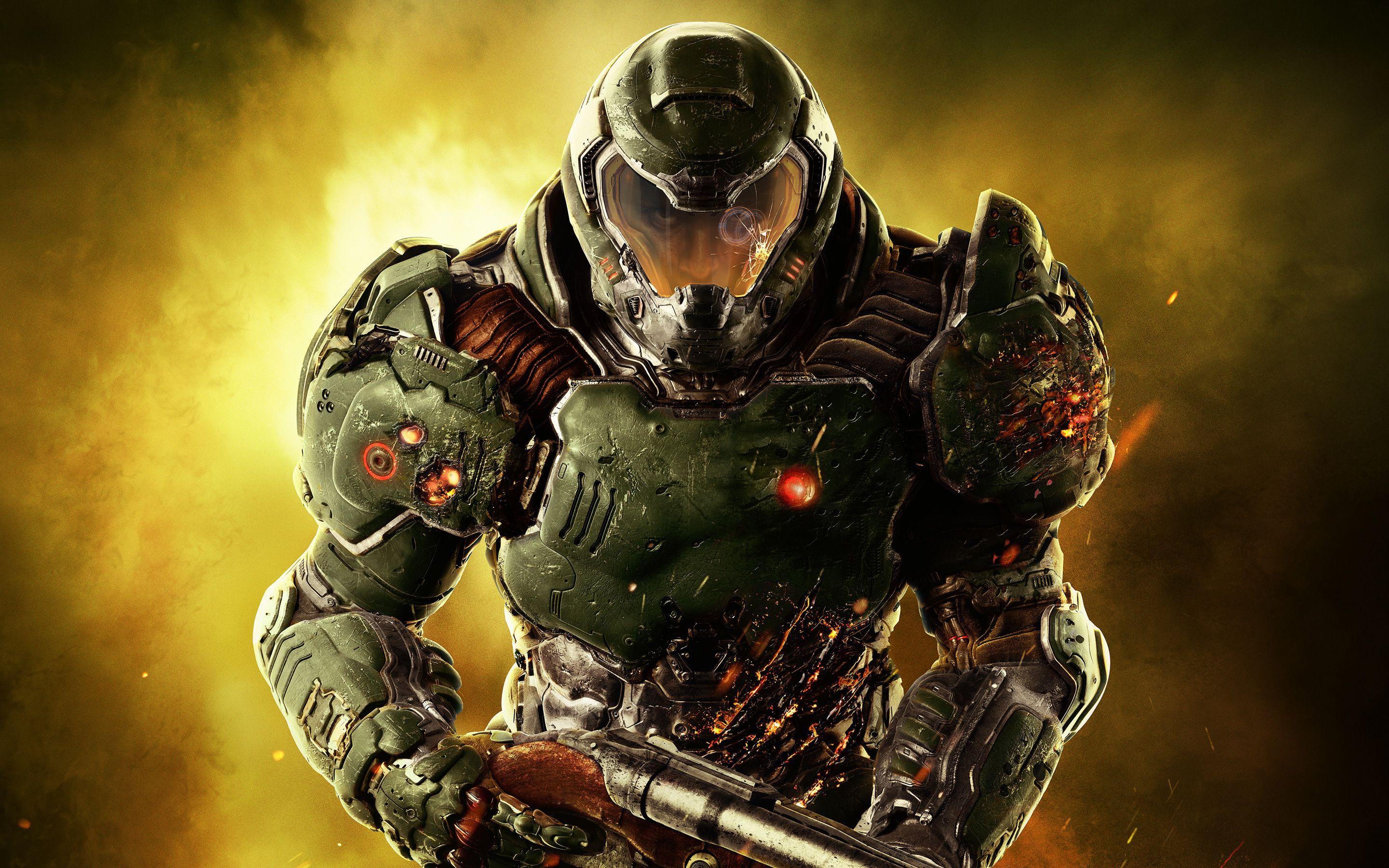 2880x1800 Doom 2016 Wallpaper