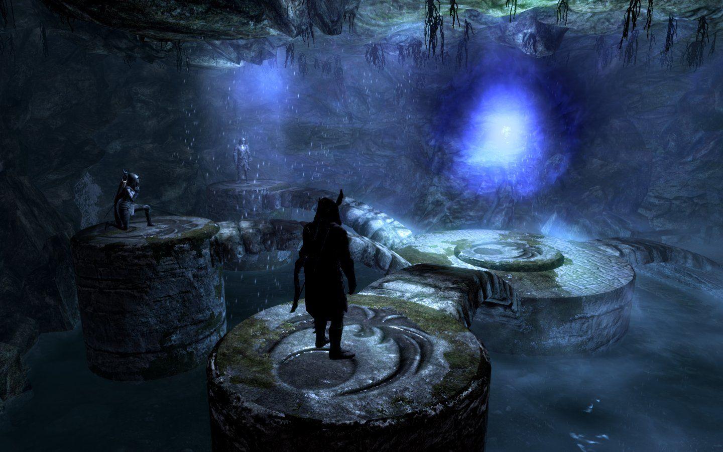 1440x900 The Elder Scrolls Skyrim Nightingales Nightingale Hall Nocturnal