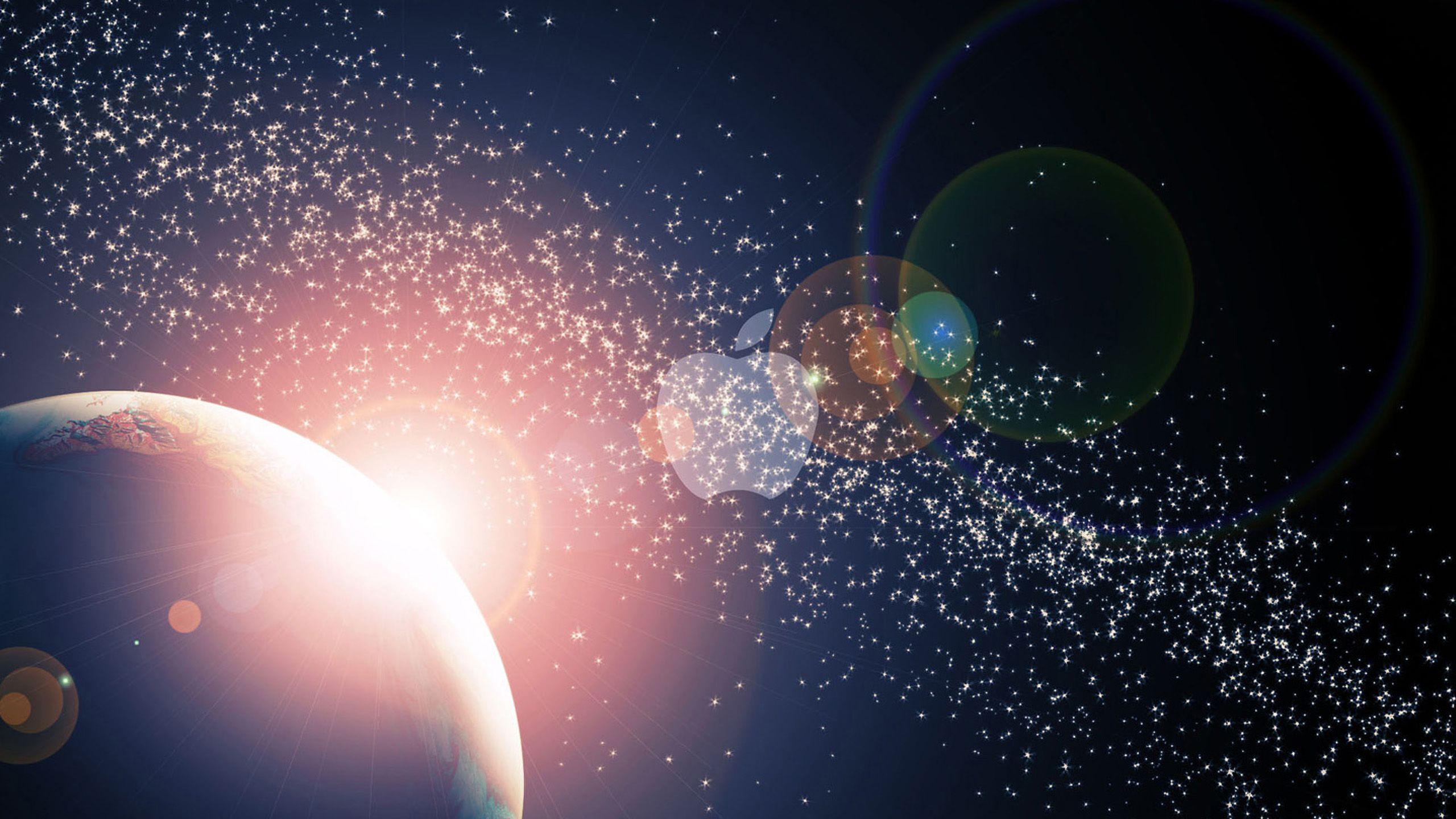 2560x1440 Apple Space Wallpaper HD