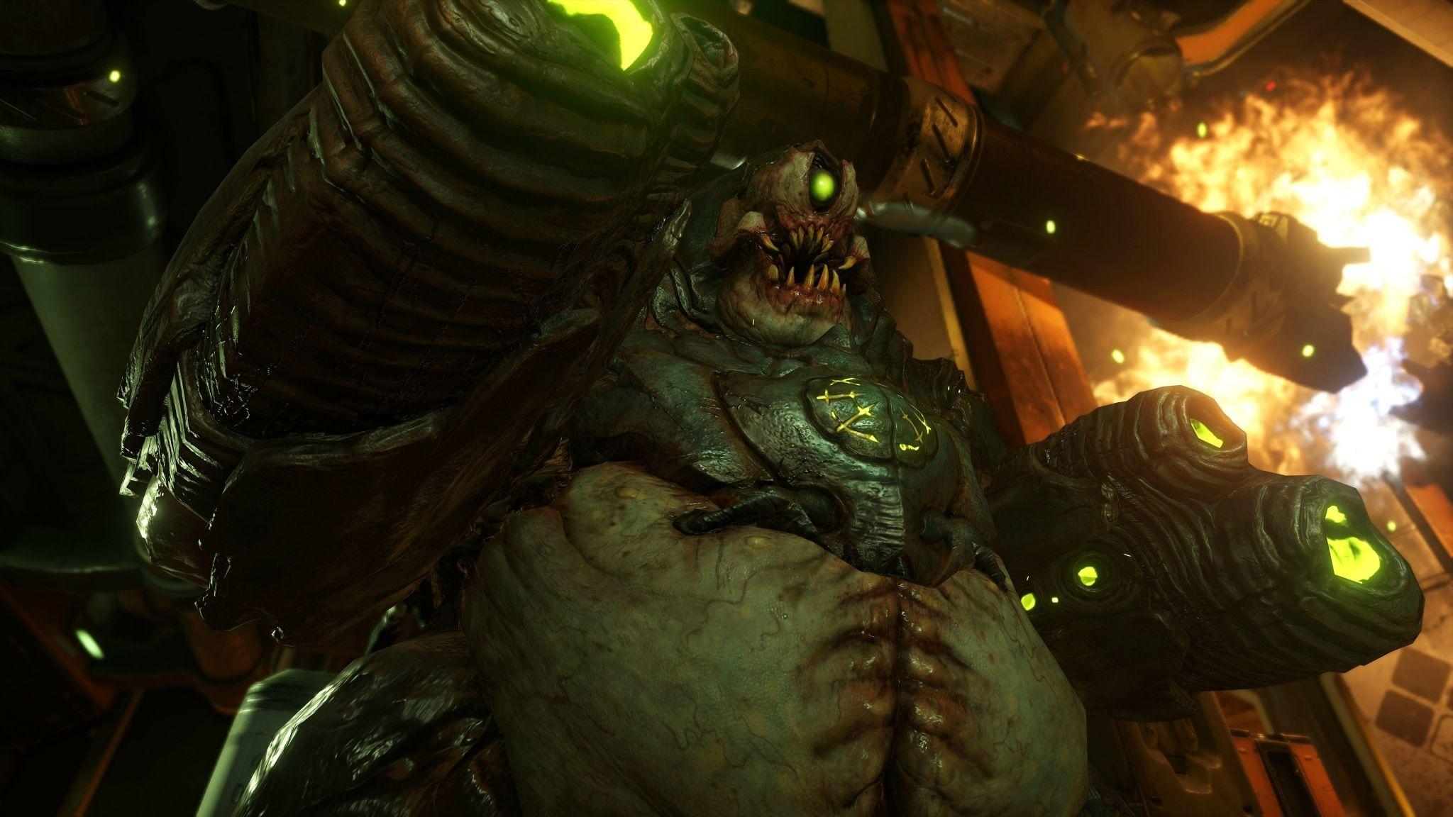 2048x1152 Wallpaper 4k Doom 4 Demon 4k doom 4 wallpaper, doom wallpaper