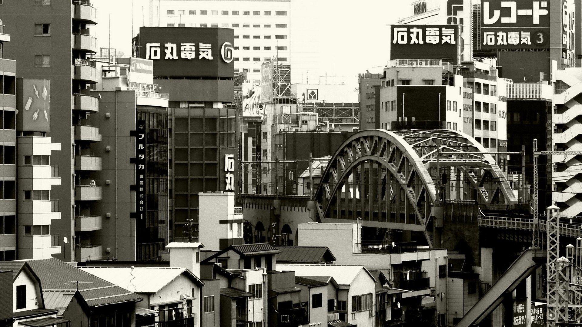 1920x1080 Akihabara asia asian architecture japan tokyo wallpaper