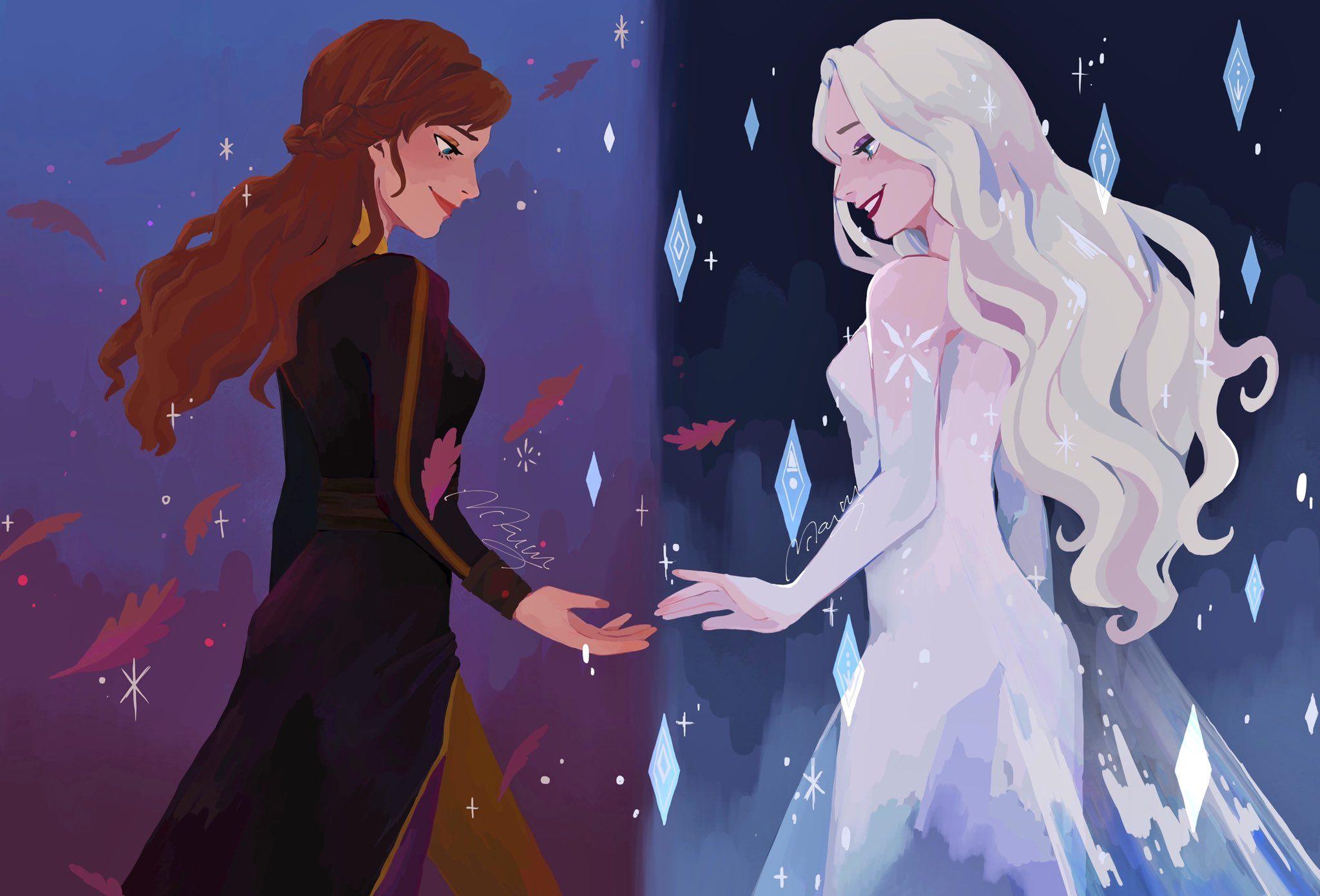 2048x1390 elsa and anna