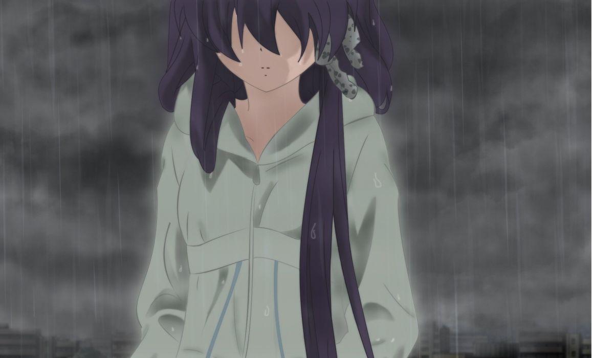 1157x700 Rain Clannad sad depressing Fujibayashi Kyou wallpaperx1163