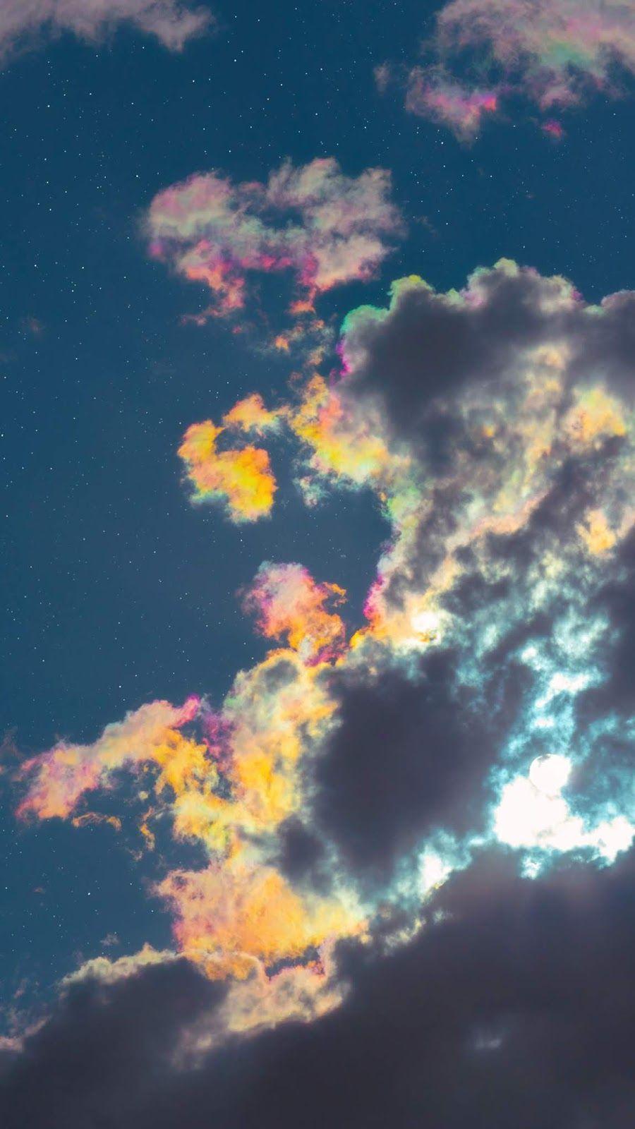 900x1600 Dark clouds in the night sky. Abstract iphone wallpaper, Night