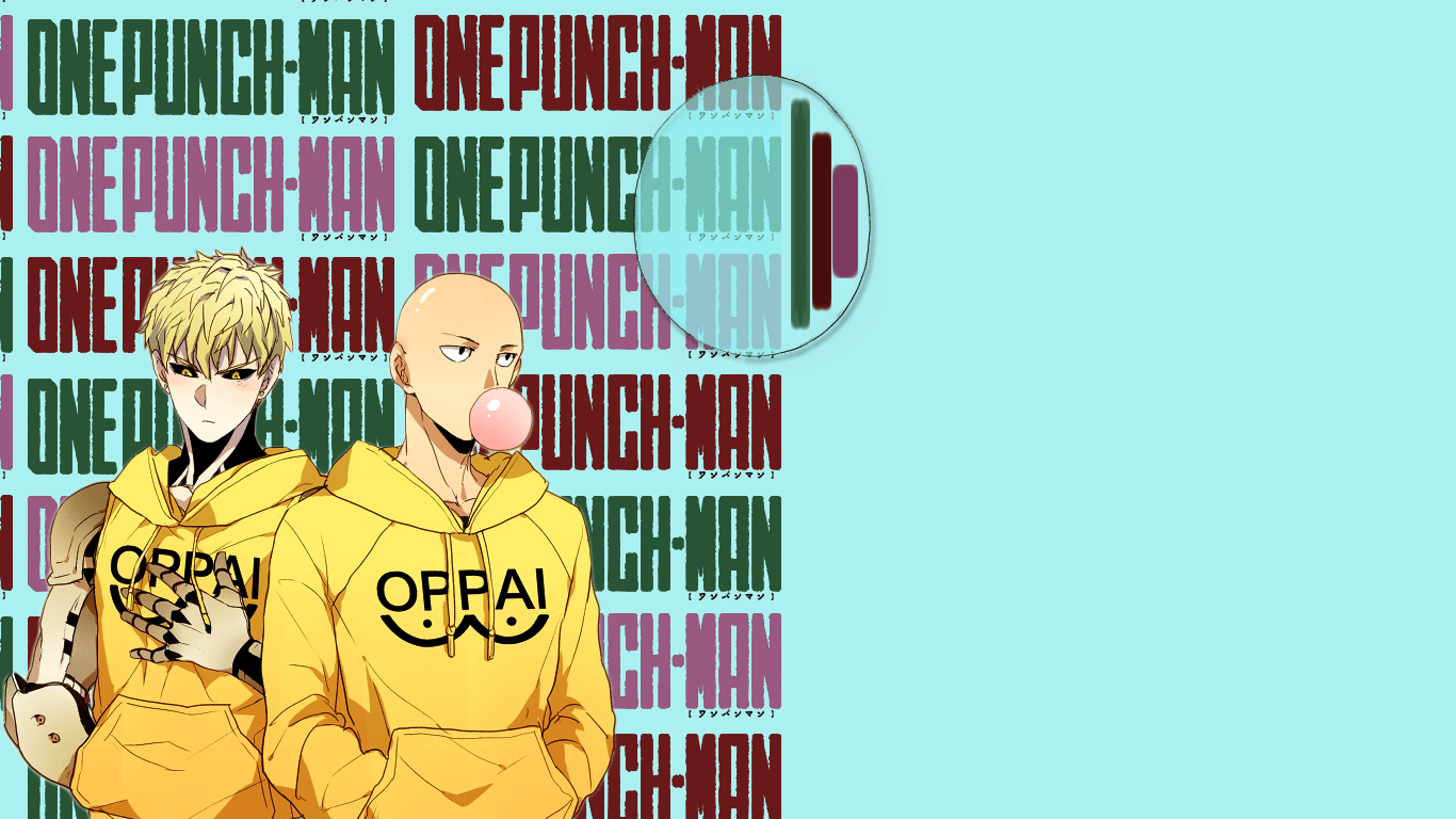 1366x768 One Punch Man Desktop Wallpaper HD