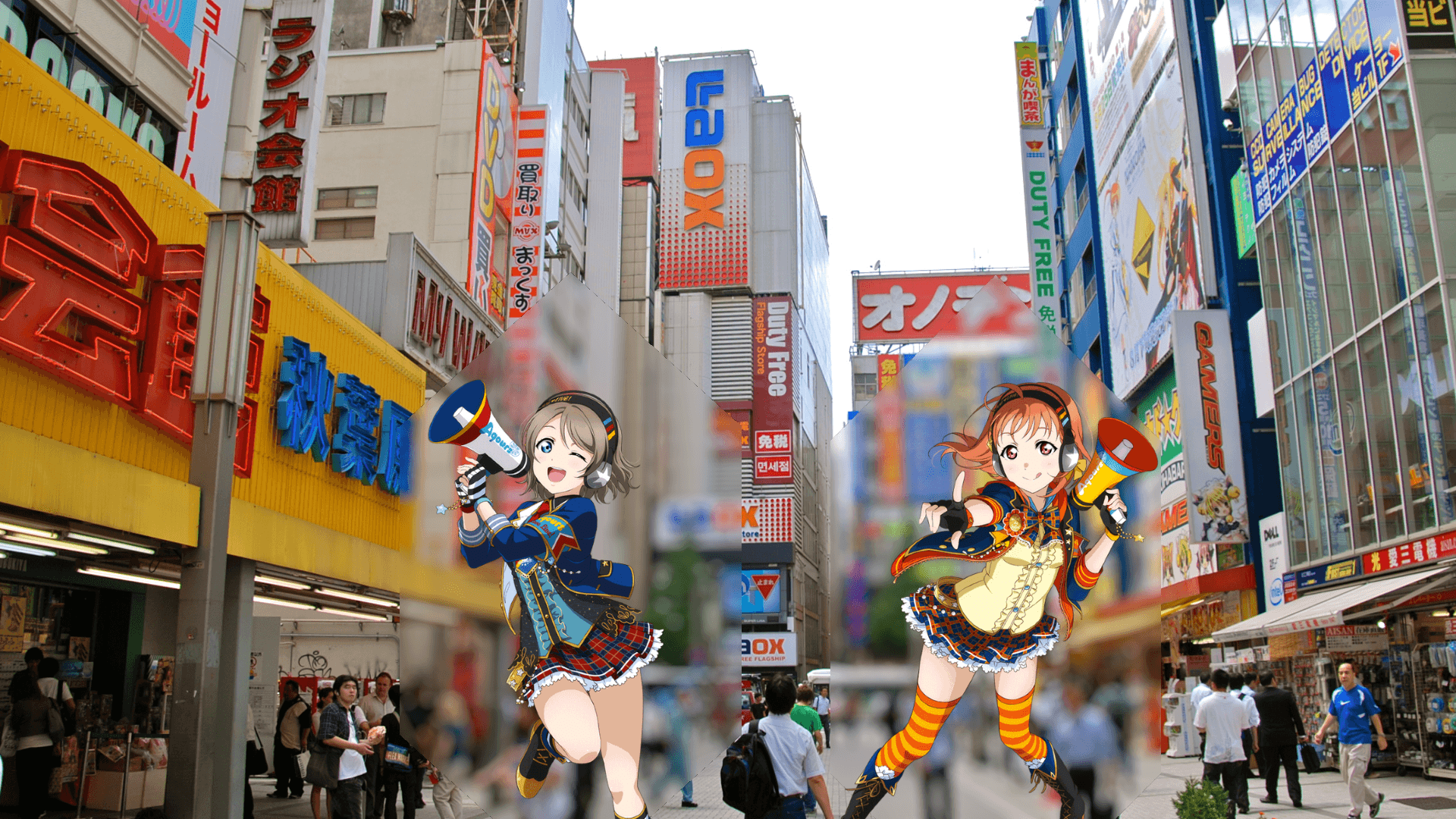 1920x1080 Love live Wallpaper based on the anime real life locations