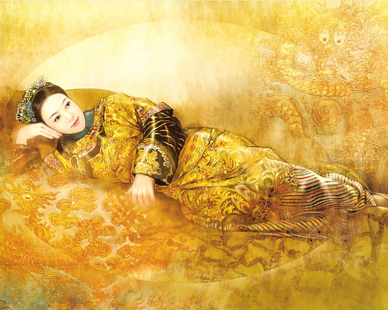 1280x1024 The Ancient Chinese Beauty , Chinese Ancient Beauty Art Painting
