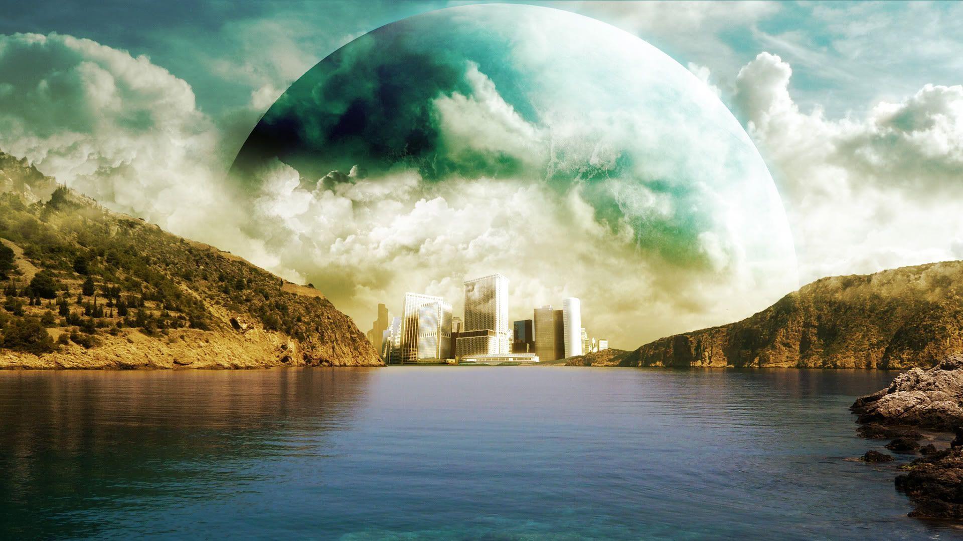 1920x1080 Science Fiction. Sci fi wallpaper, World wallpaper, Fantasy world
