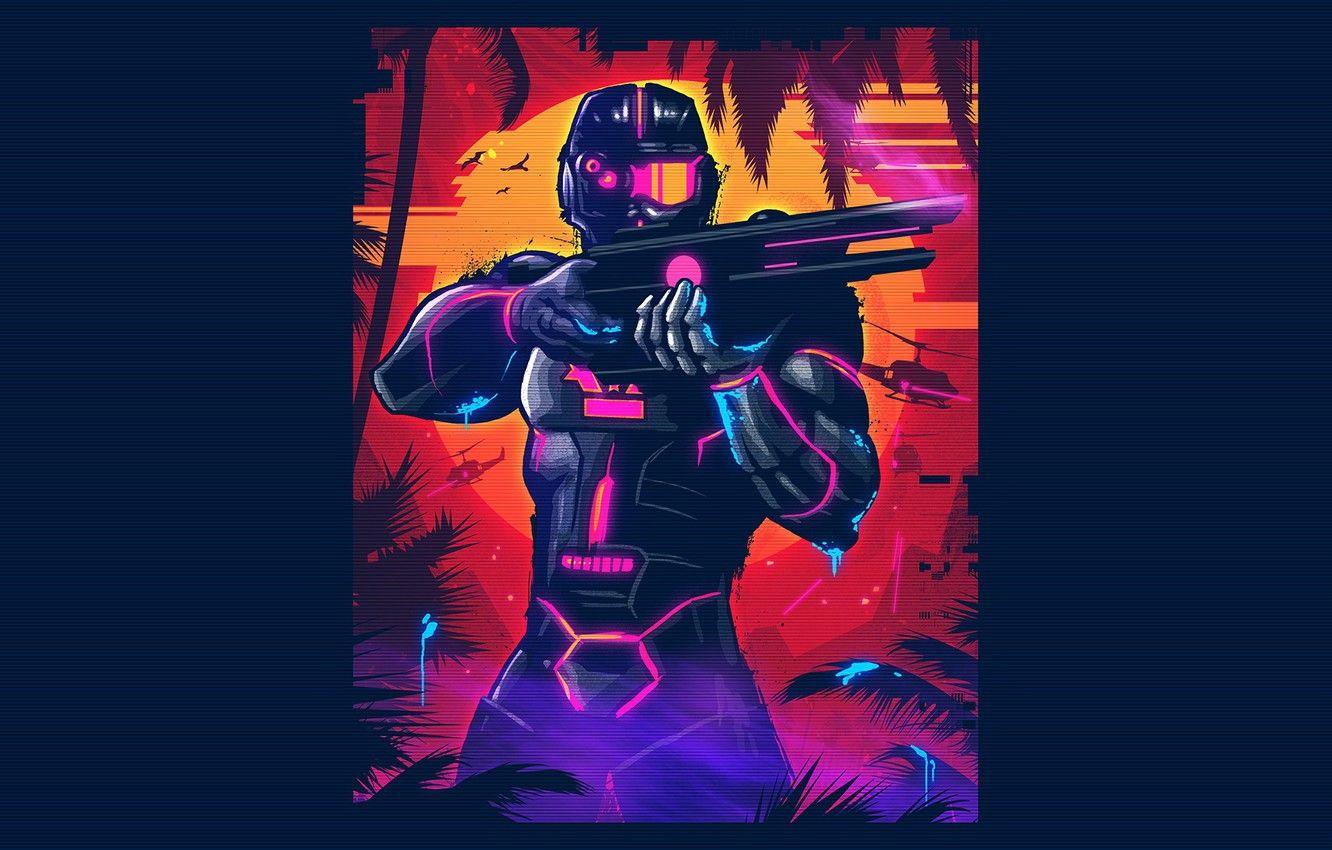 1332x850 Wallpaper Music, Neon, Game, Blood Dragon, Synth, Retrowave, Synthwave, New Retro Wave, Futuresynth, Sintav, Retrouve, Outrun, Trials of the Blood Dragon image for desktop, section минимализм