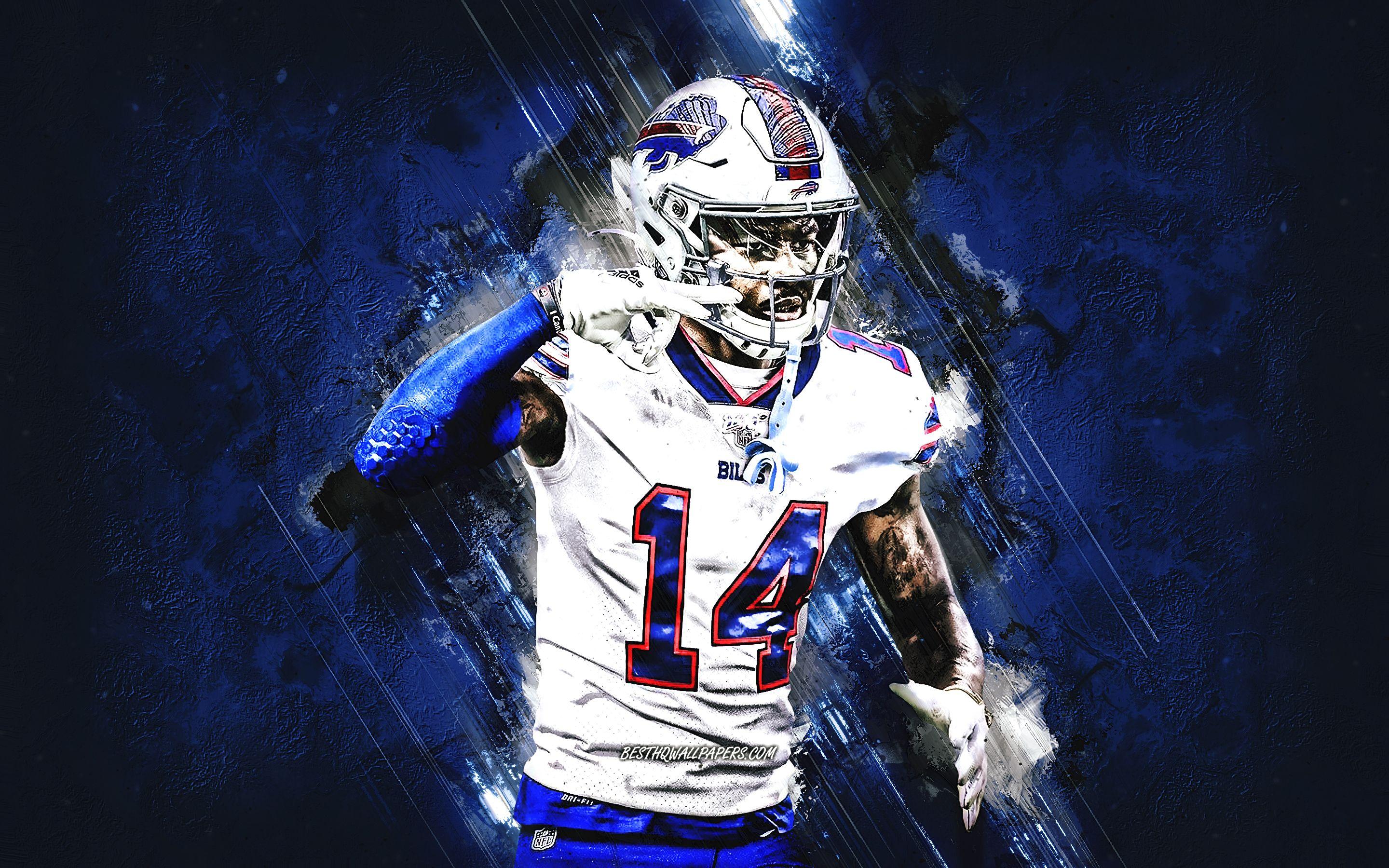 2880x1800 Download wallpaper Stefon Diggs, Buffalo Bills, NFL, american