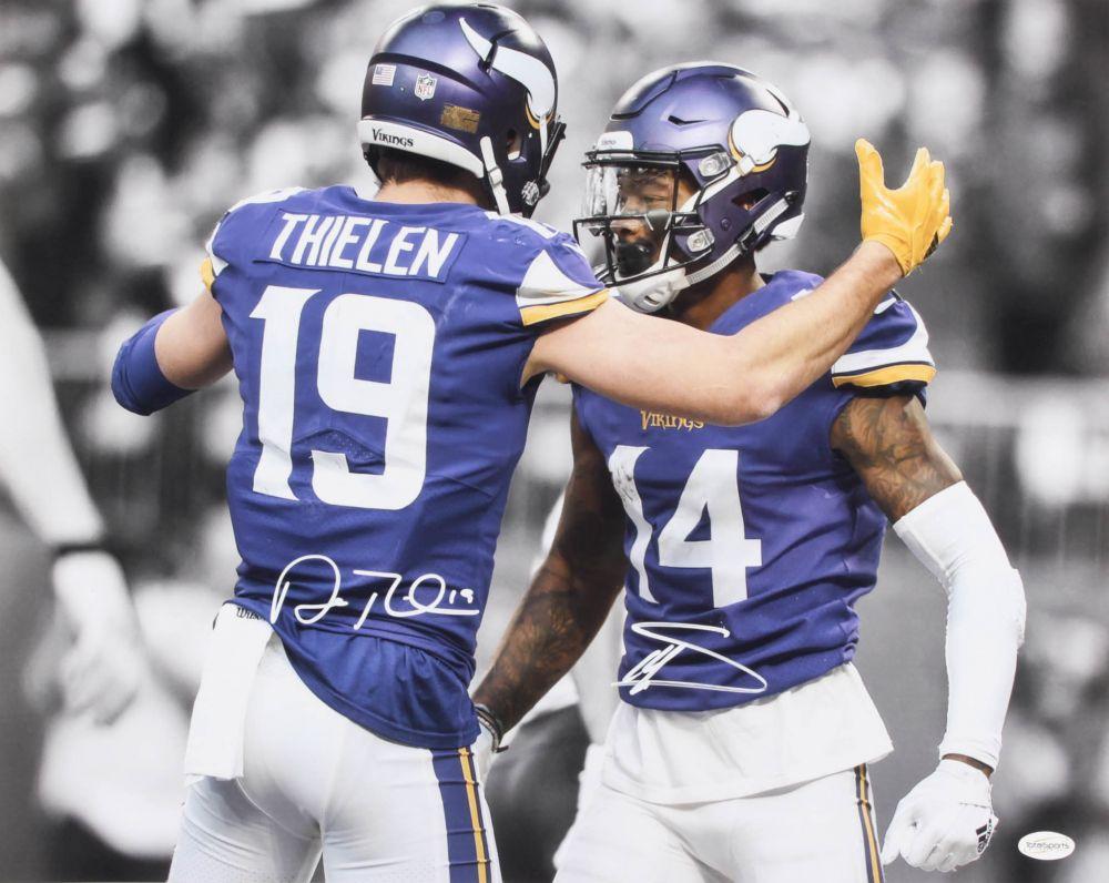 1000x796 Adam Thielen & Stefon Diggs Signed Minnesota Vikings 16x20 Photo