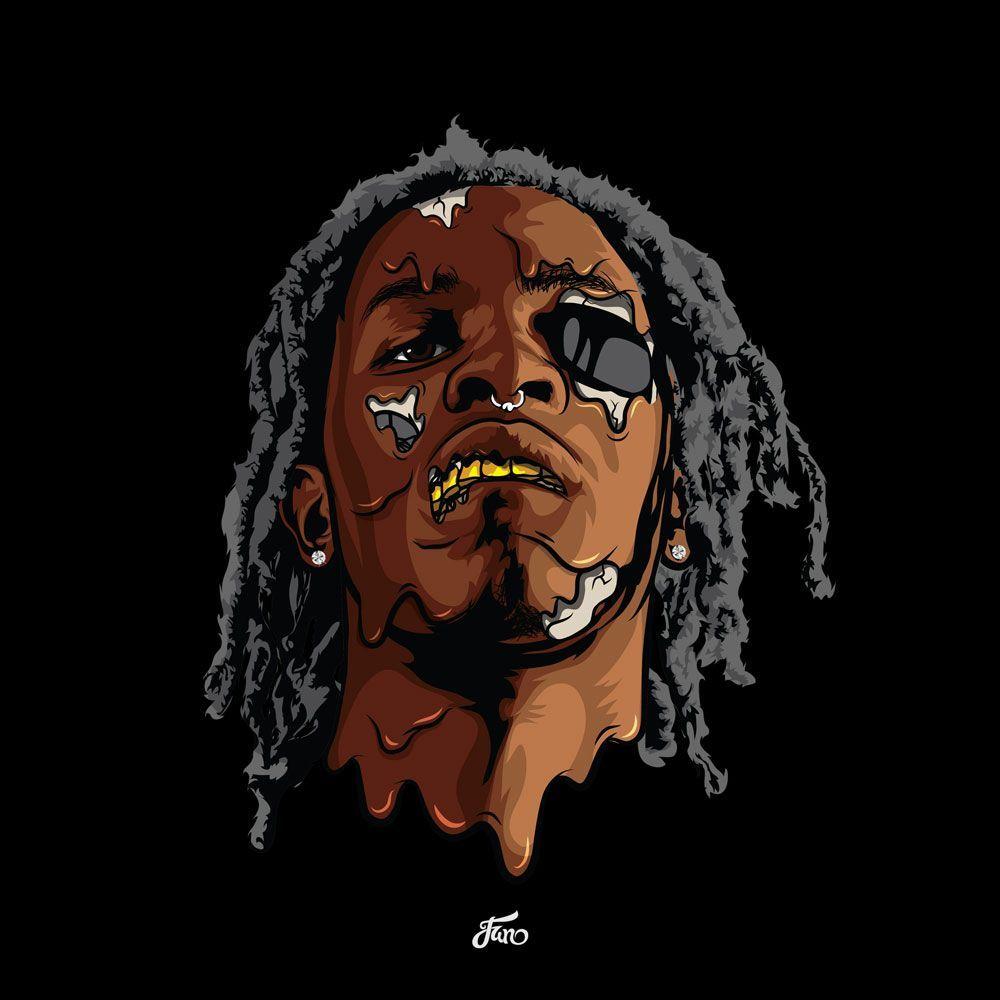 1000x1000 Young Thug Art pinny. Naked. Young thug