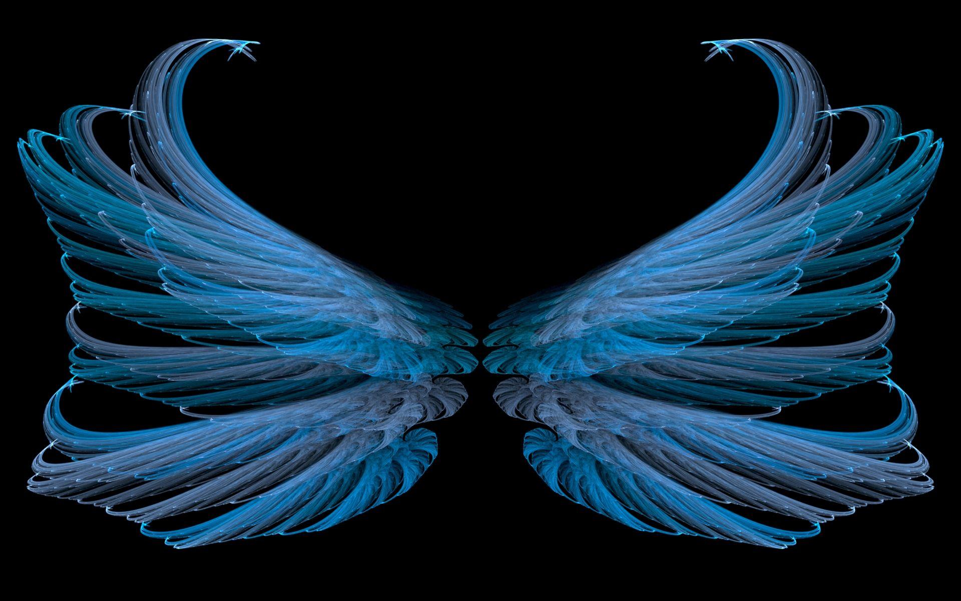 1920x1200 Blue Wings Glamorous Abstract desktop PC and Mac wallpaper