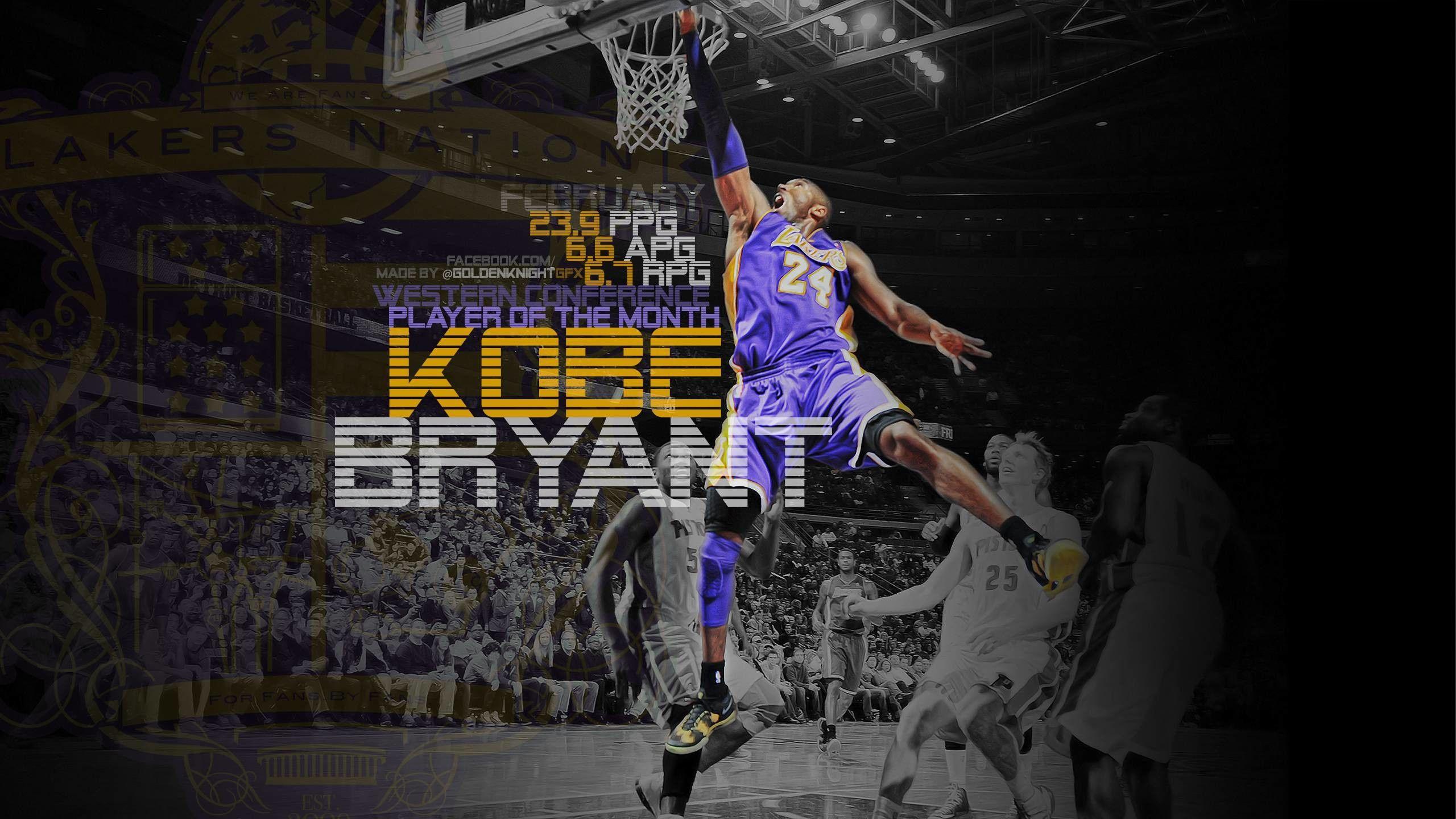 2560x1440 Kobe Bryant Dunk Wallpaper HD