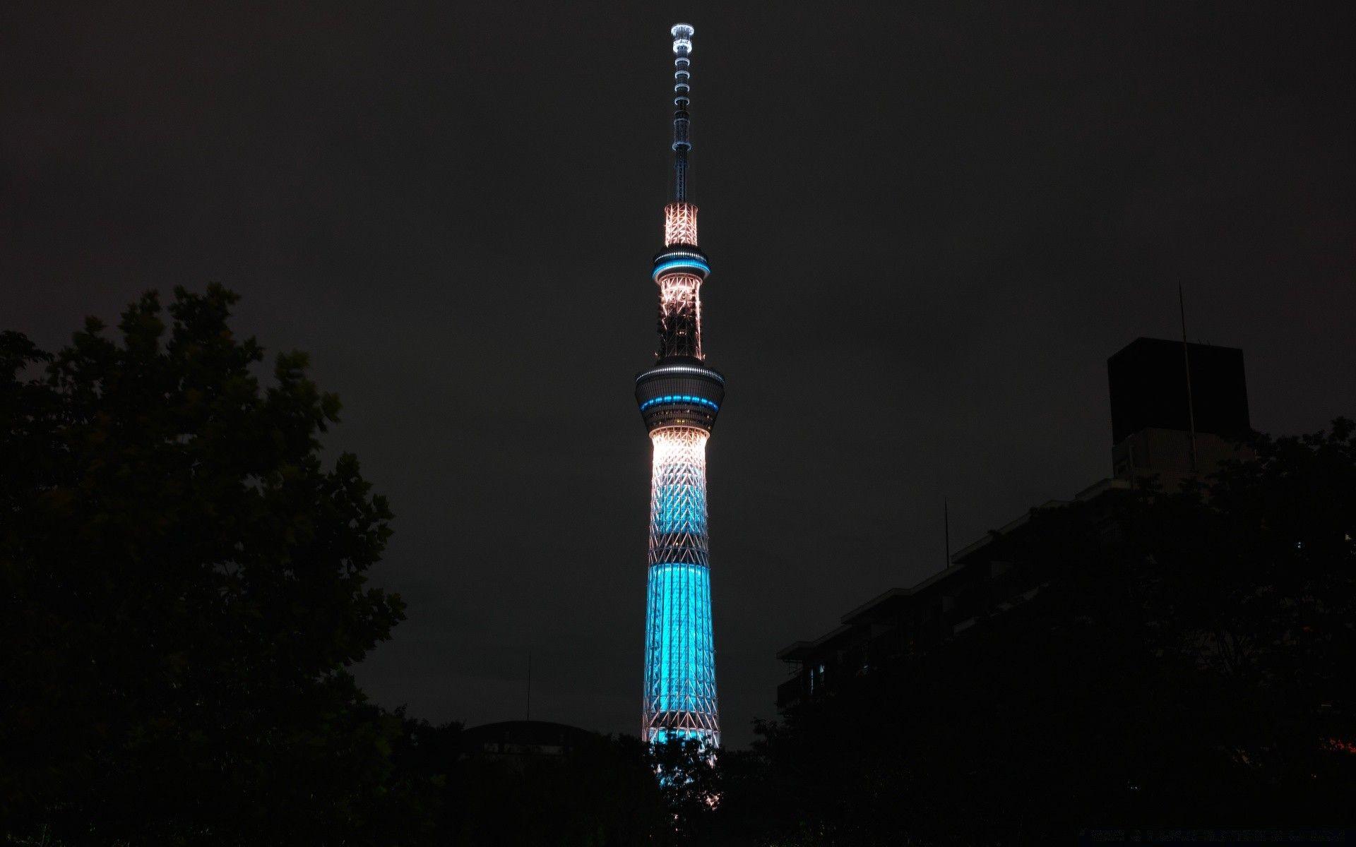 1920x1200 Tokyo Skytree Night View, Japan