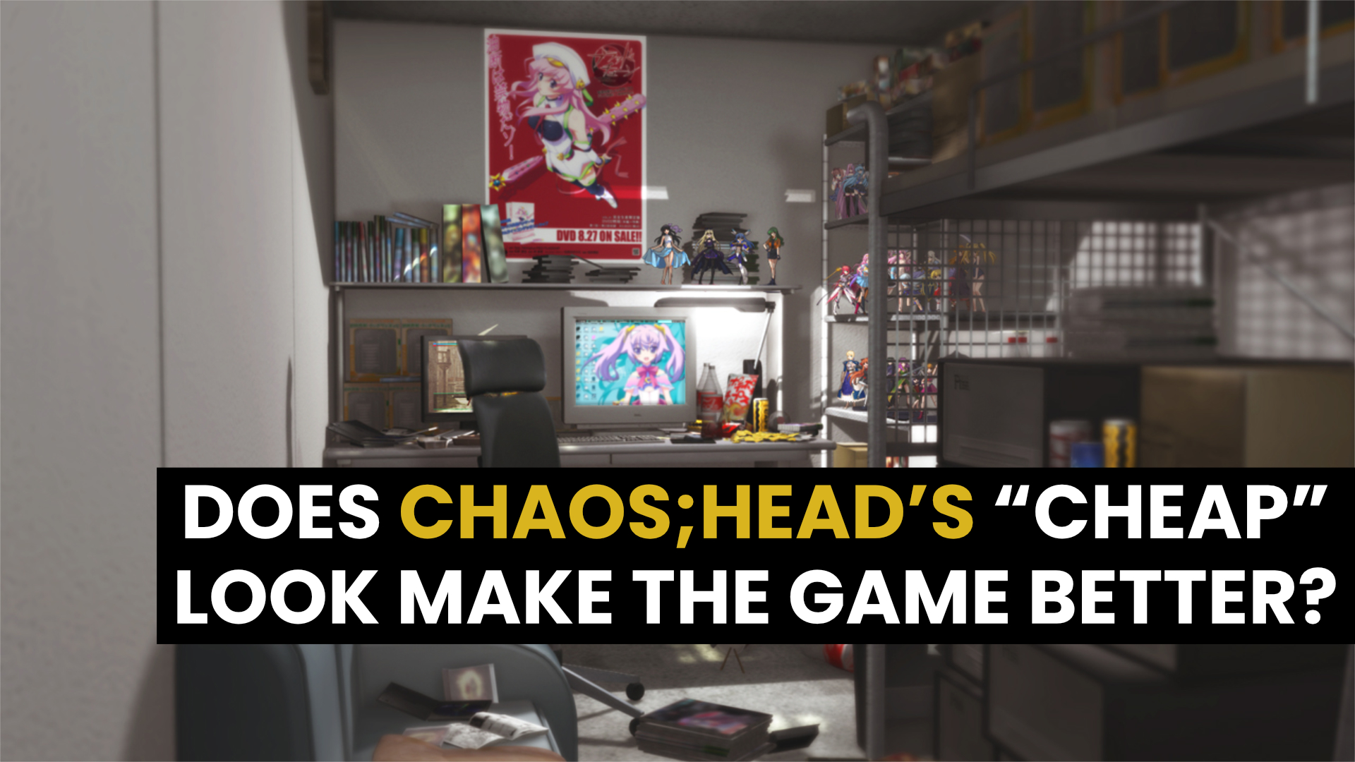 1920x1080 Does Chaos;Head's “cheap” look make the game better? Kiri Basara