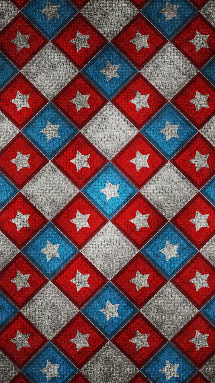 750x1334 Memorial Day Pattern iPhone 6 Wallpaper HD Download