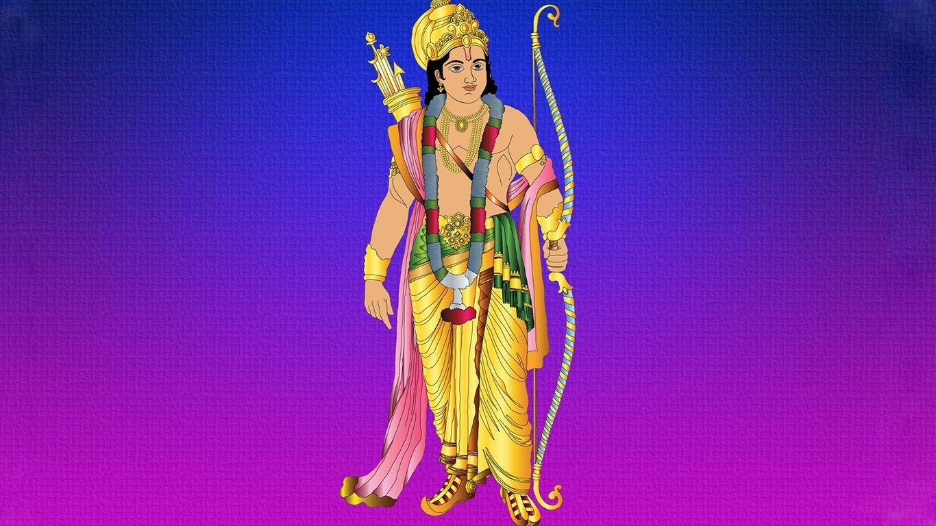 1366x768 Shri Ram Wallpaper Full Size. Hindu Gods and Goddesses