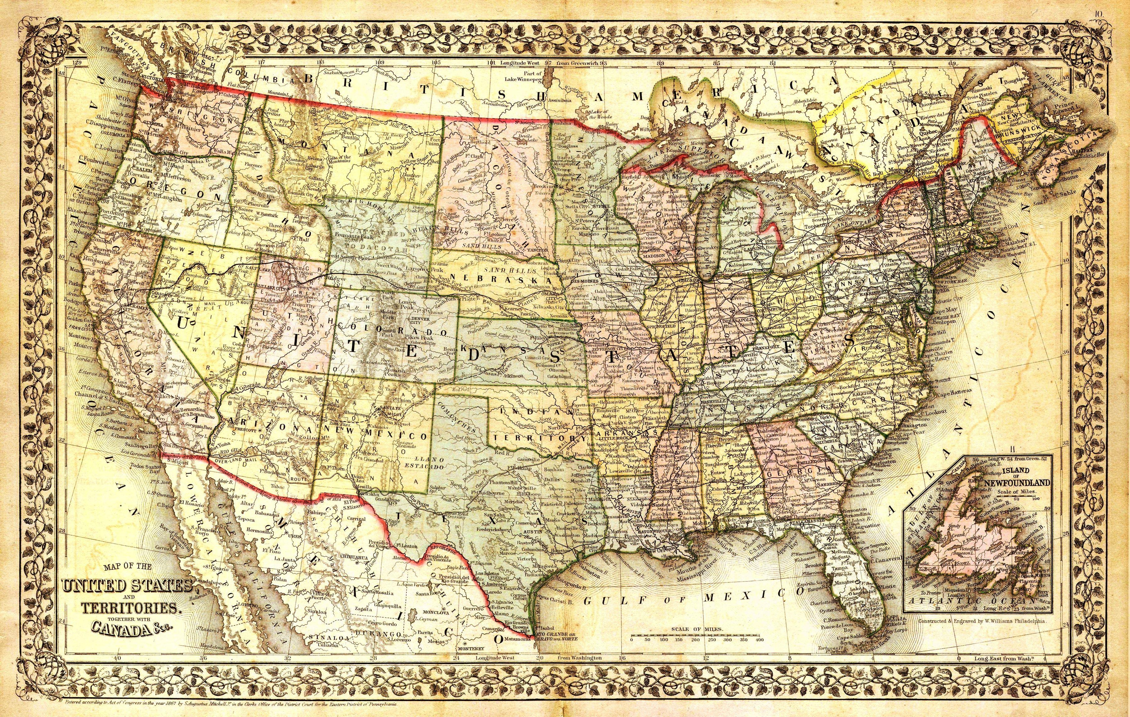 3600x2285 Us Map Wallpaper