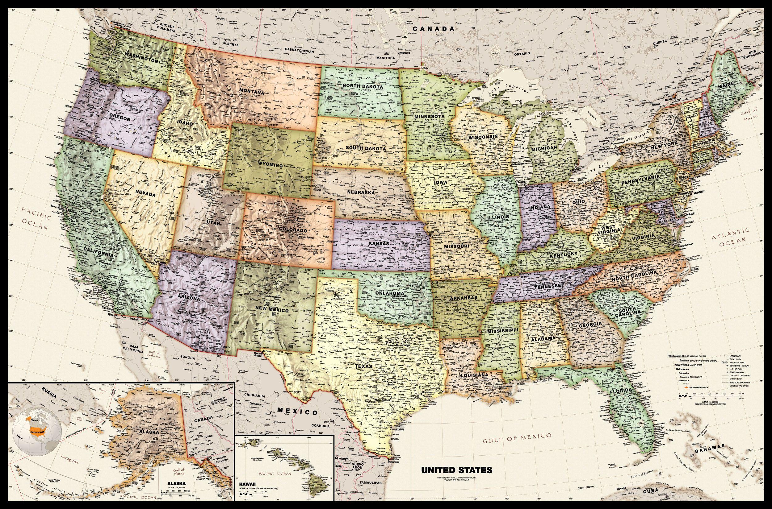 United States Map Wallpapers - 3450692
