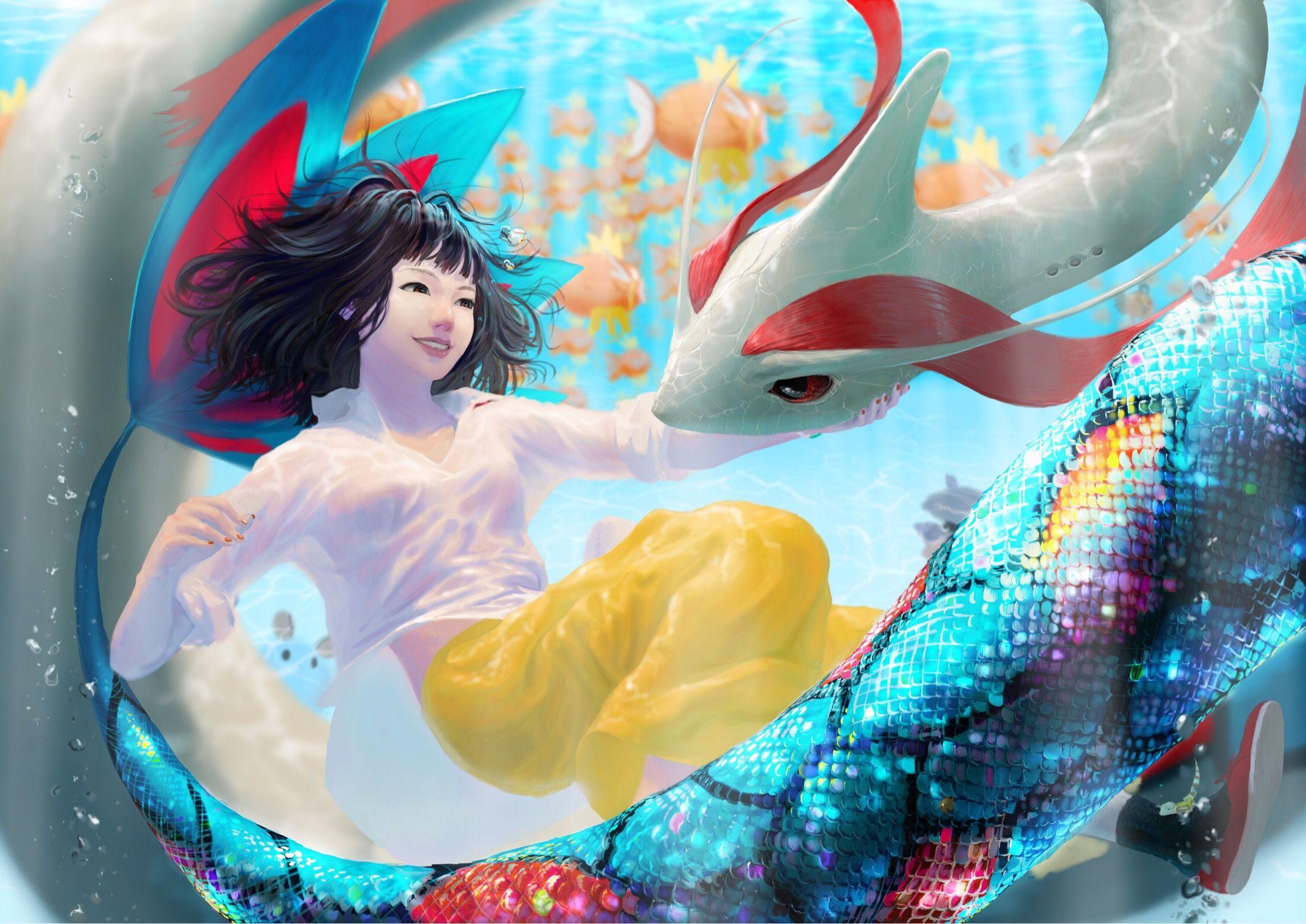 2208x1562 Milotic (Pokémon) HD Wallpaper and Background Image