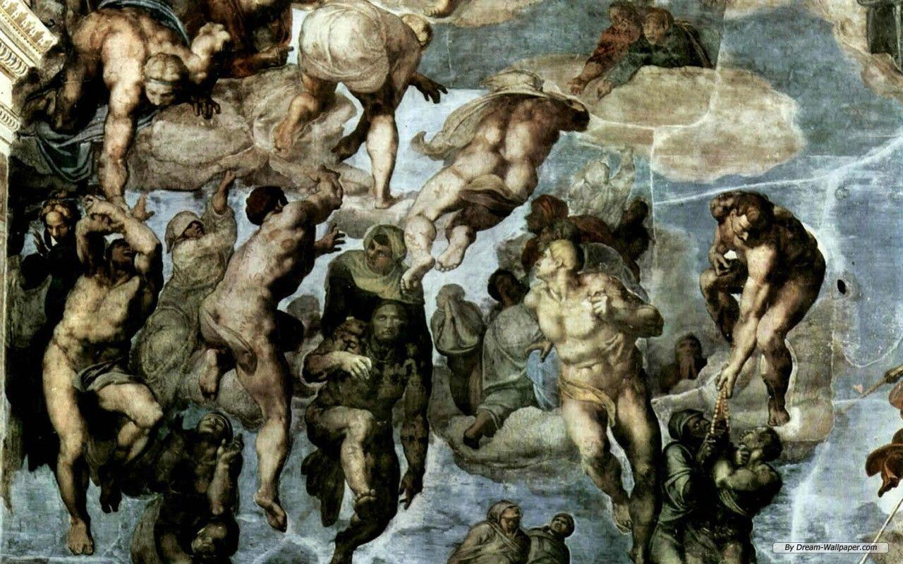 1280x800 famous paintings. Free Wallpaper Art wallpaper Famous Paintings Episode 3. World famous paintings, Michelangelo paintings, Painting wallpaper