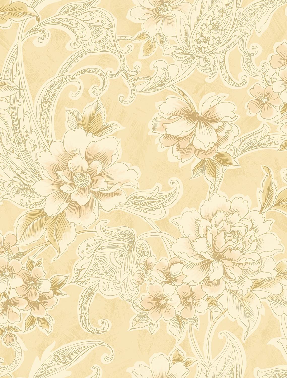 Vintage Gold Art Deco Wallpaper