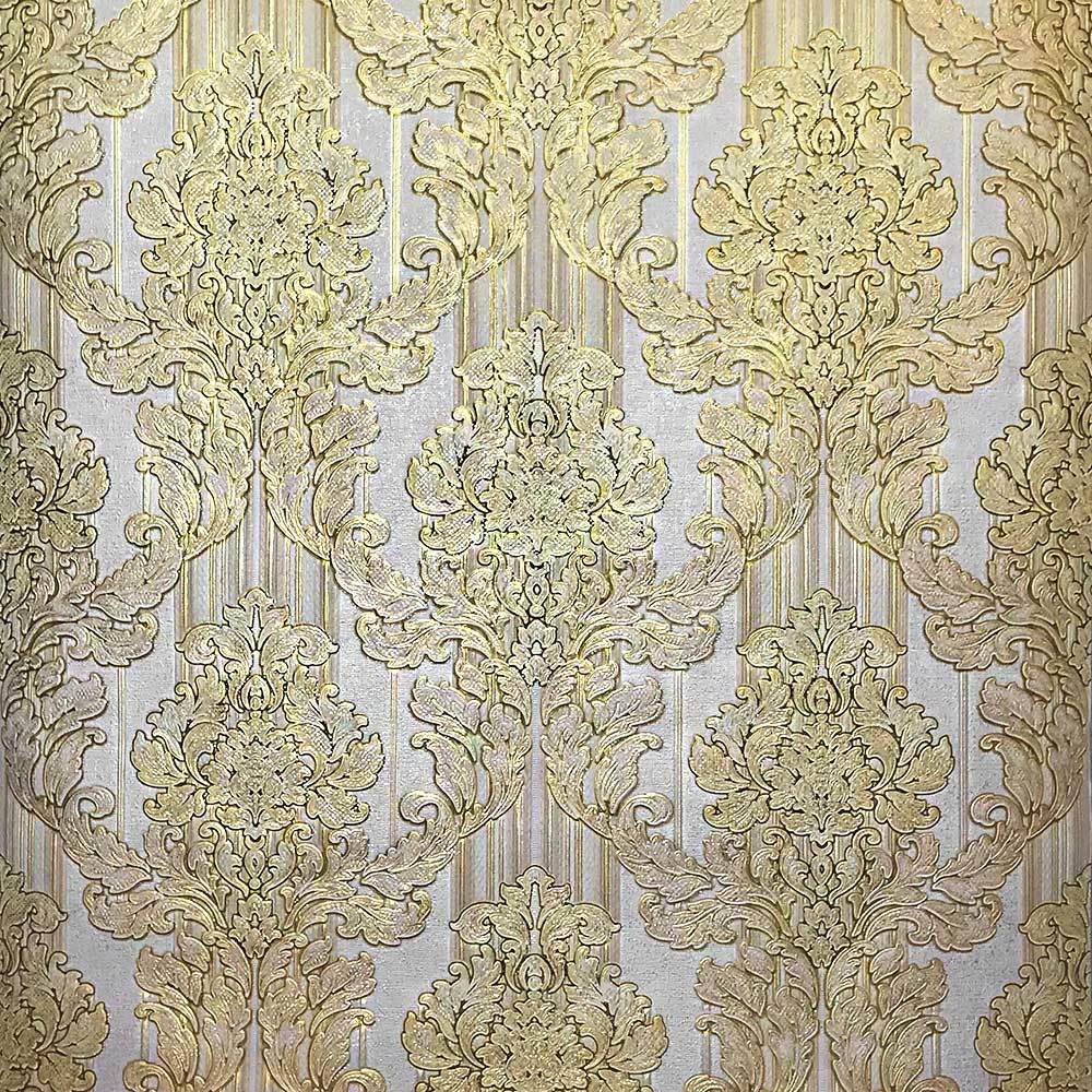 1000x1000 8102 05 Paper Wallpaper Victorian Vintage Retro Damask Yellow Gold