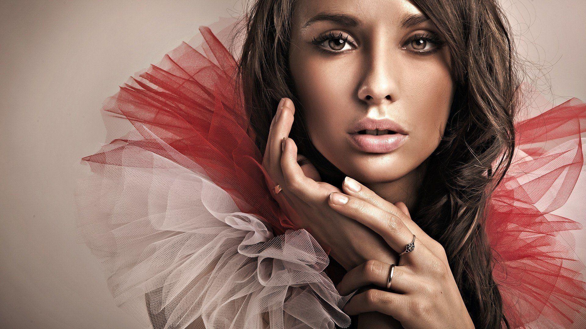 1920x1080 Girl Wallpaper Haired Brown Girls Original Beautiful Glamor