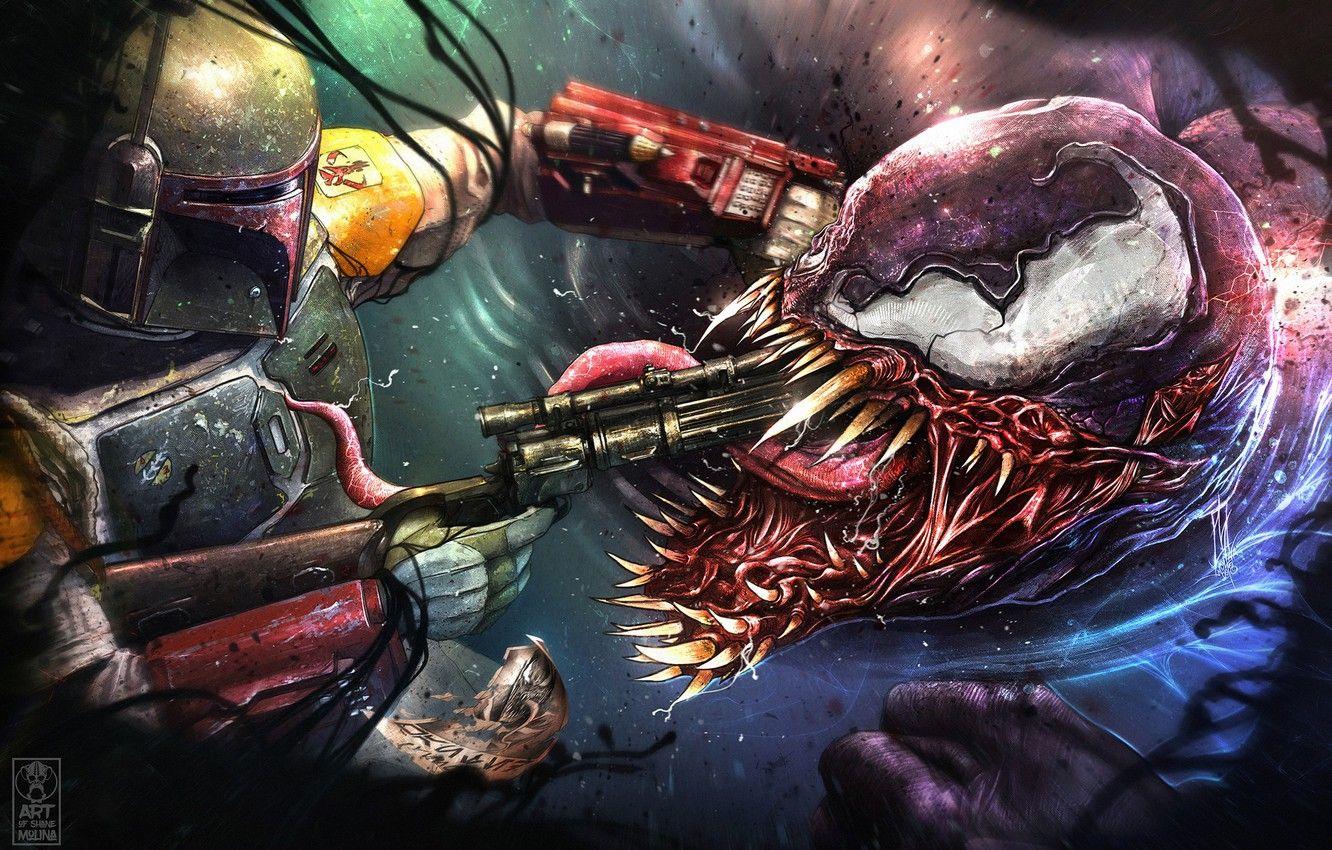 1332x850 Wallpaper Figure, Star Wars, Battle, Art, Fight, Art, Star Wars