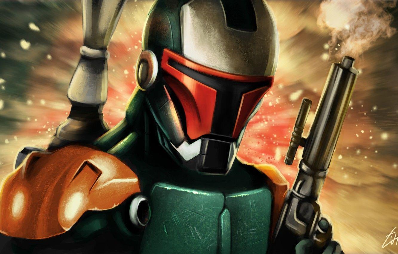 1332x850 Wallpaper Star Wars, Iron Man, Marvel, comics, Boba Fett, Iron Fett image for desktop, section фантастика