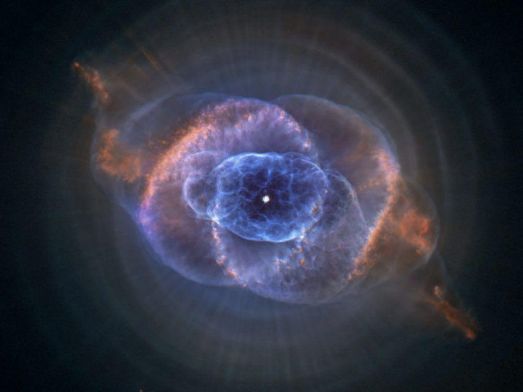 1024x768 Eye of God Nebula Wallpaper