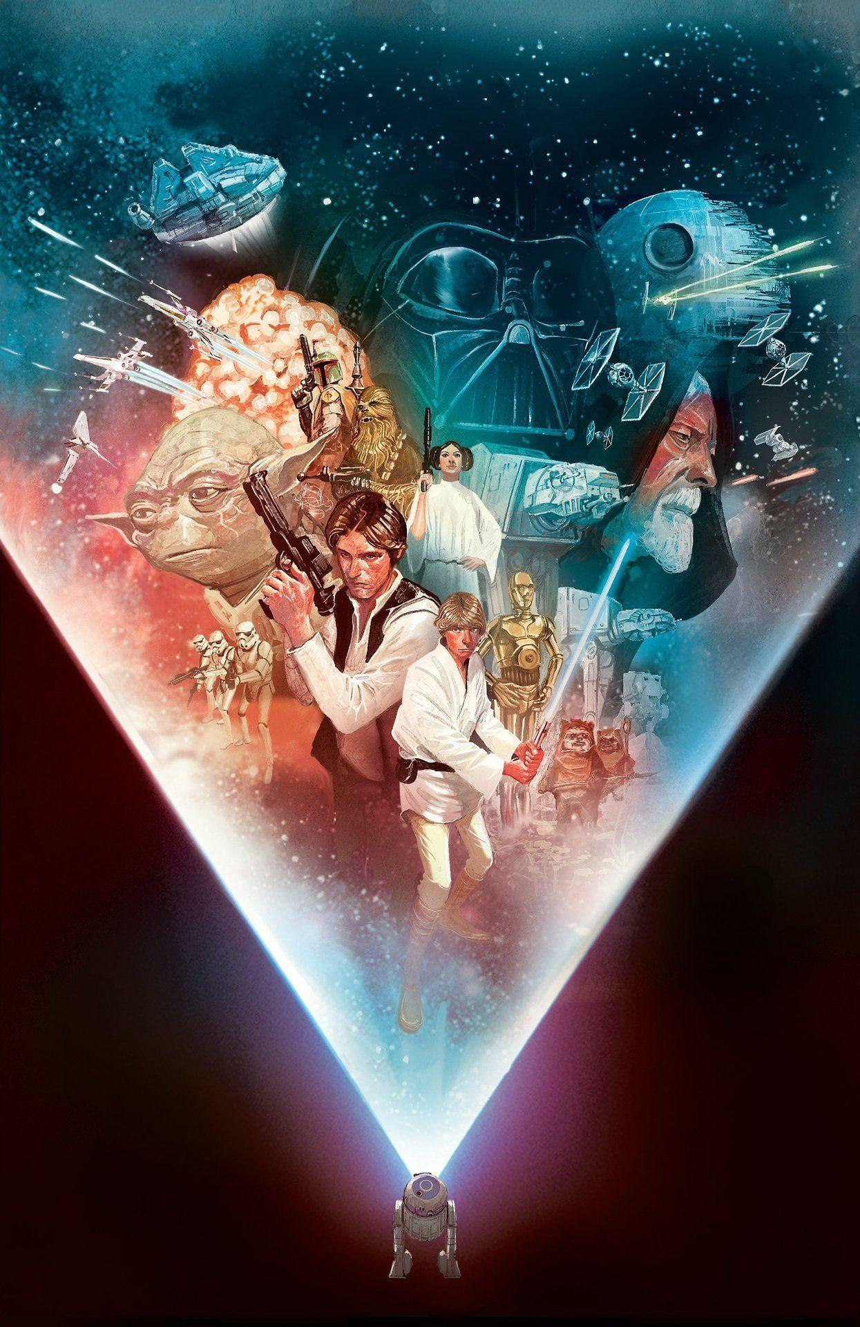 1245x1920 Star Wars Covers by Mike del Mundo. Star wars art, Star wars