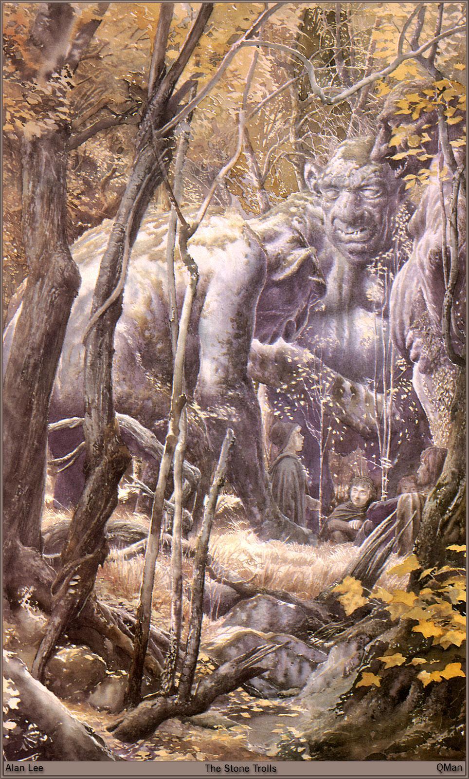 964x1600 Picture Alan Lee the stone trolls Fantasy