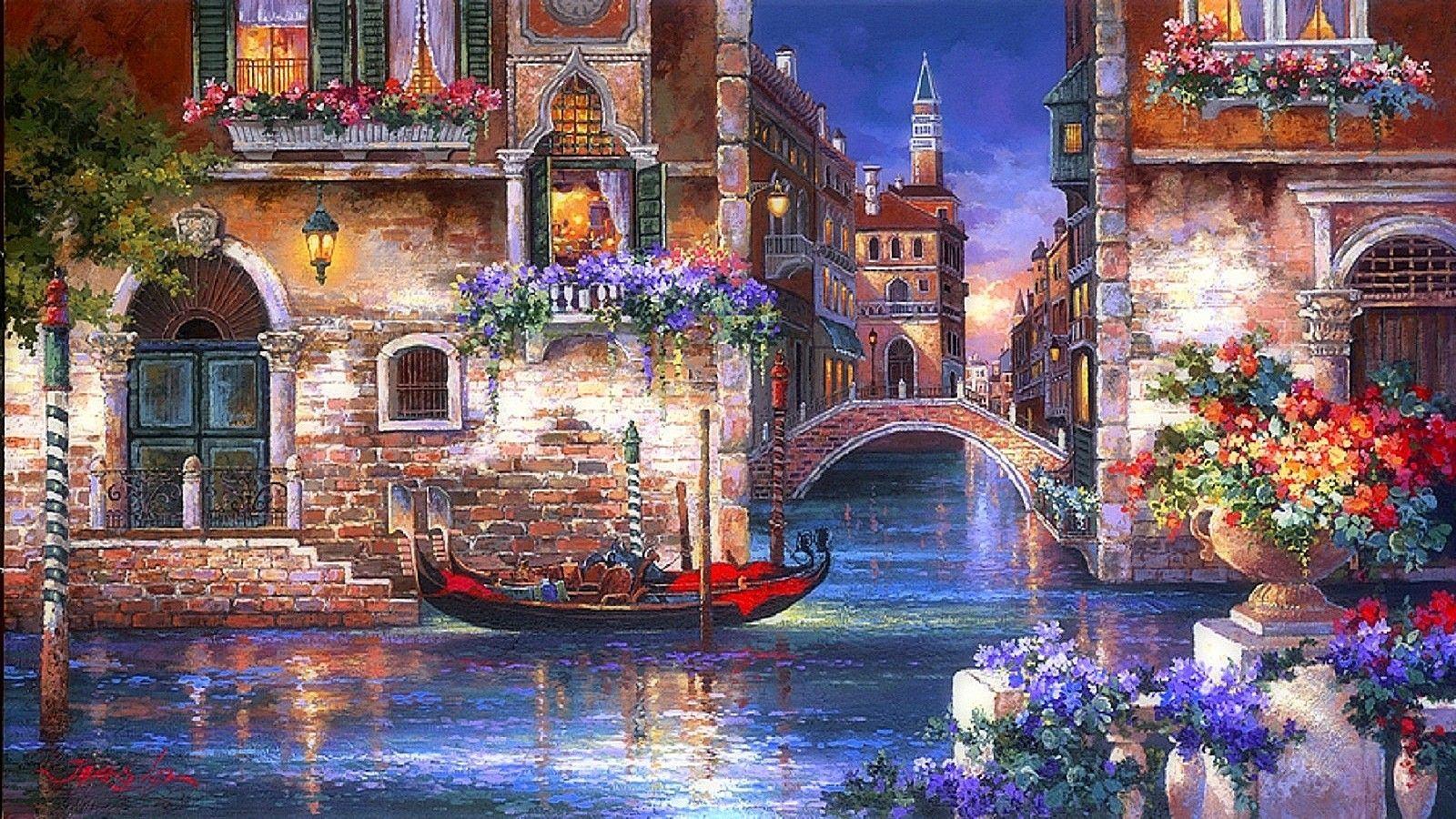 Italy Paintings Wallpapers - Top Free Italy Paintings Backgrounds ...