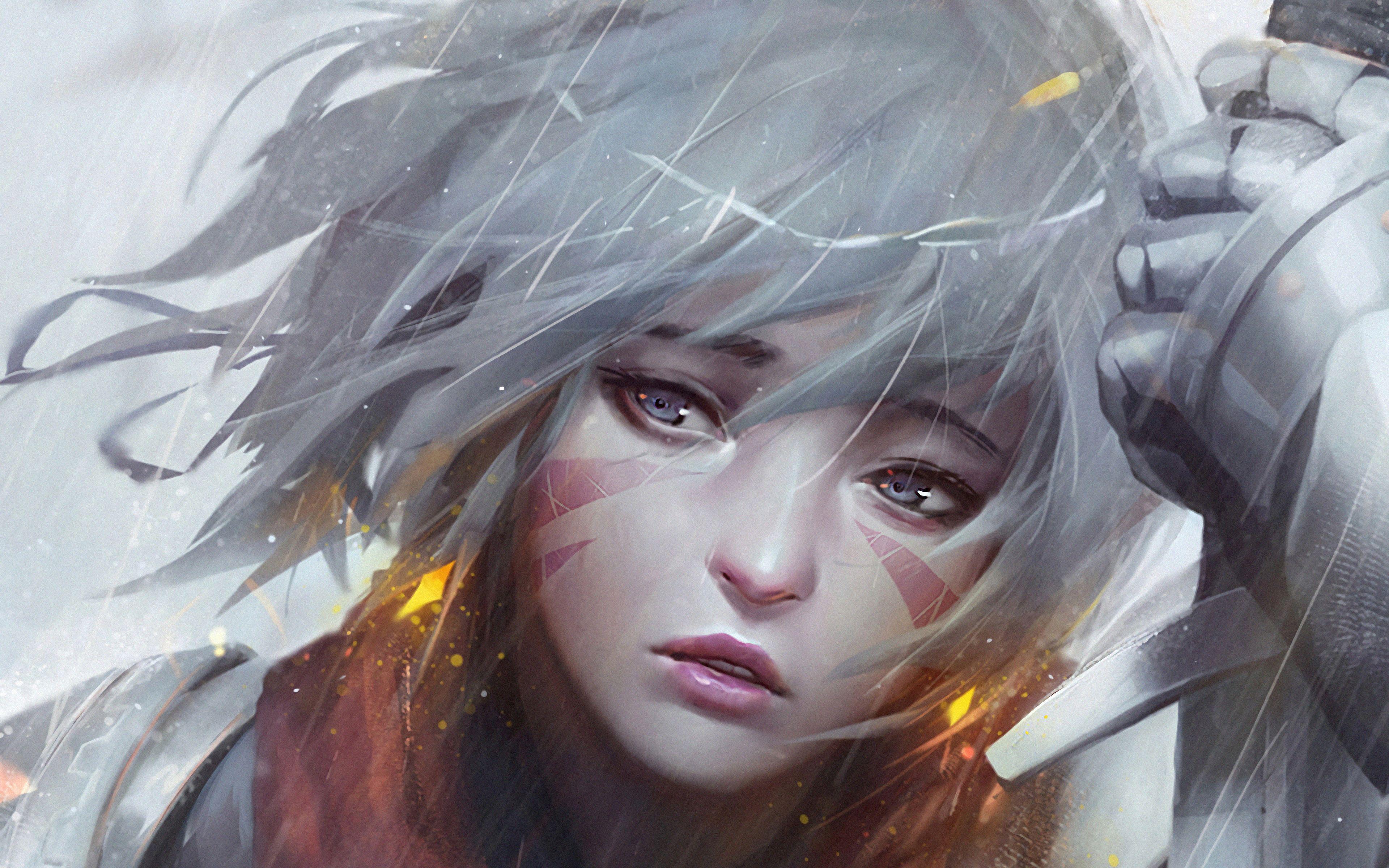 3840x2400 Anime Warrior Women 4k 1366x768 Resolution HD 4k