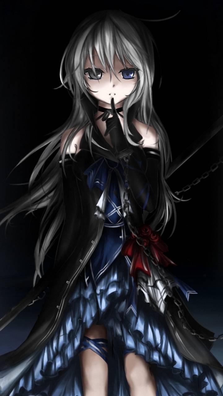 720x1280 Anime Warrior Girl wallpaper