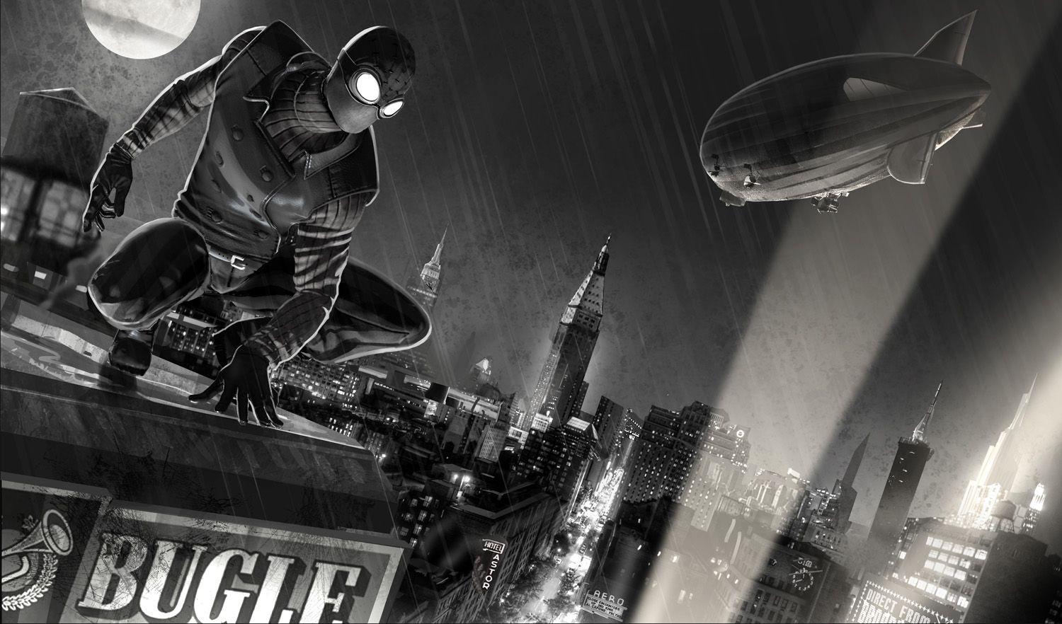 1500x882 Spider Man Noir Wallpaper By Imgur And