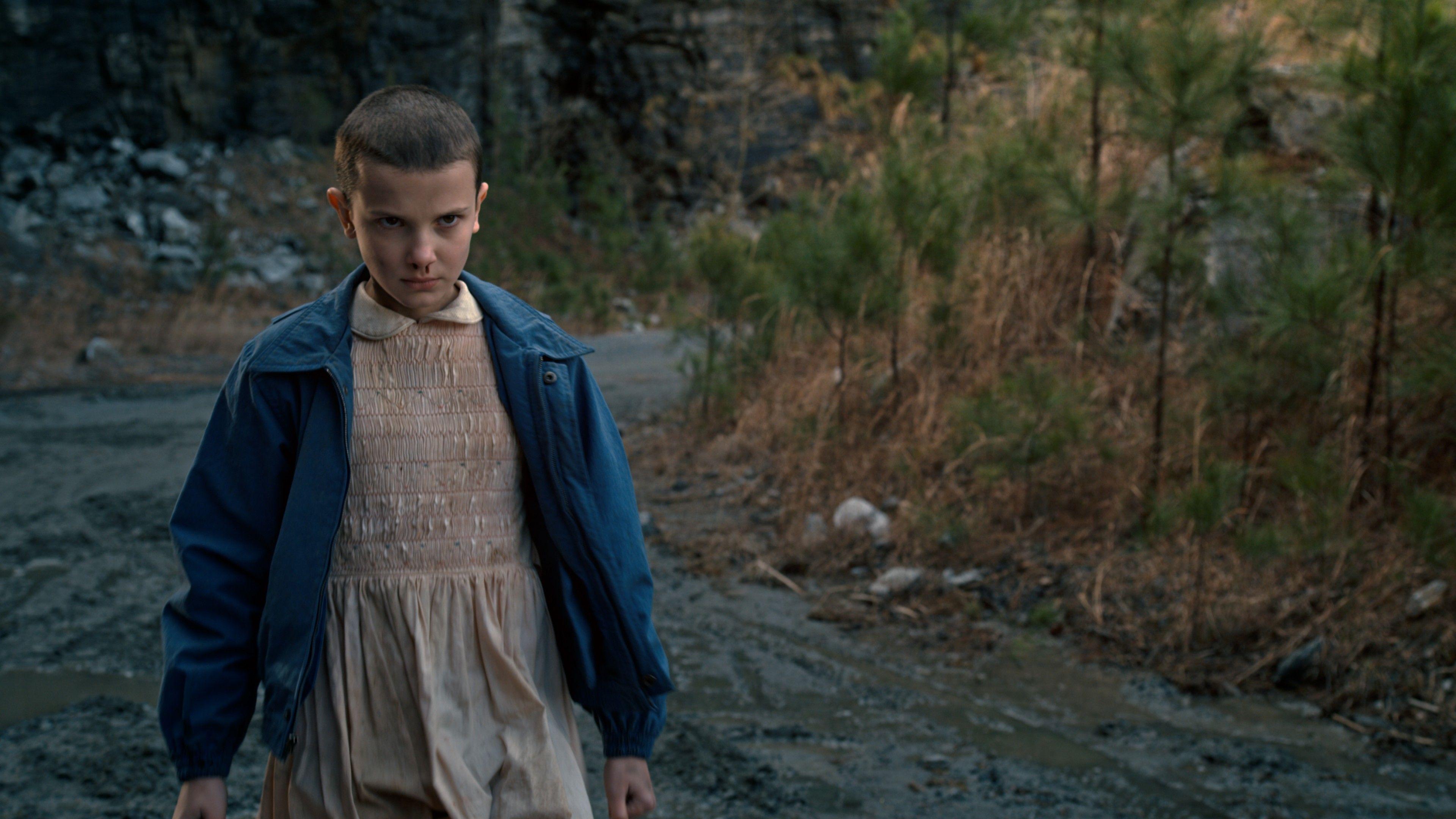 3840x2160 Wallpaper Stranger Things, Millie Bobby Brown, season horror, best tv series, Movies